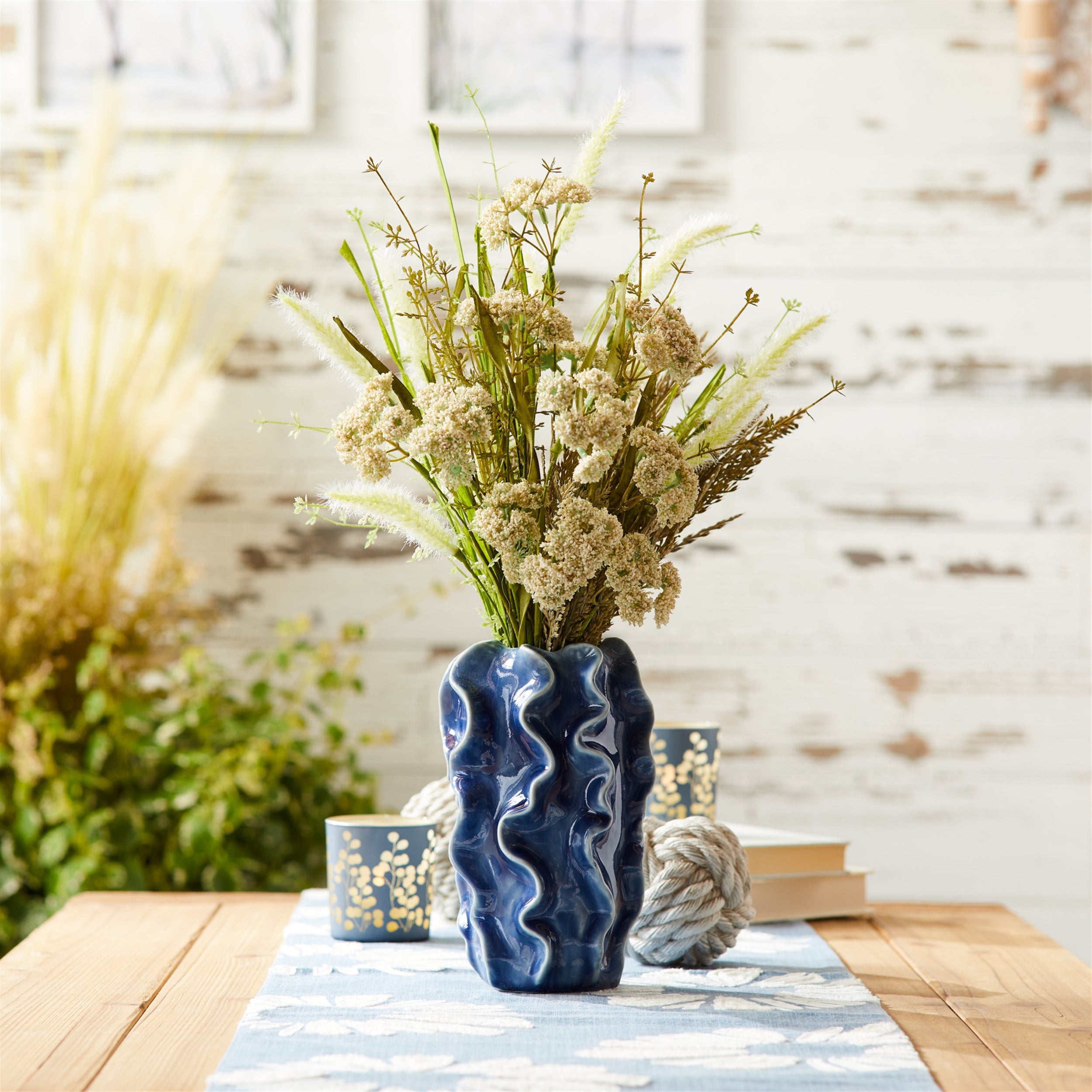 Heather Floral Bush, Set of 2
