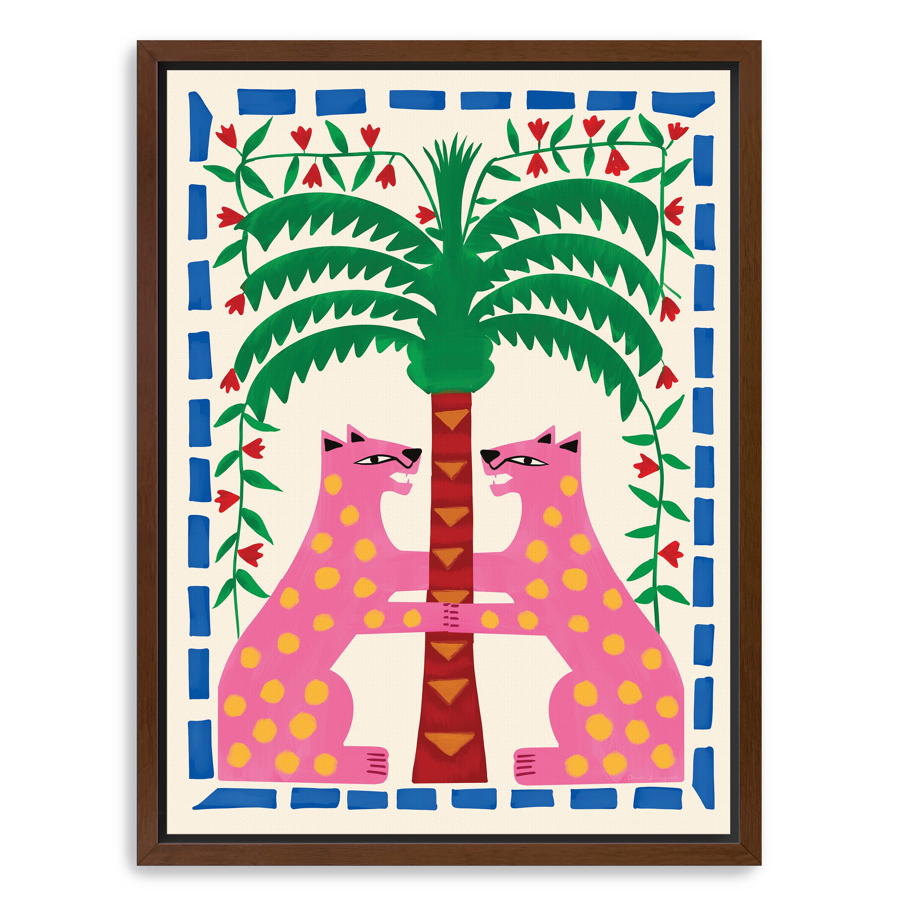 Whispering Palm Canvas Giclee