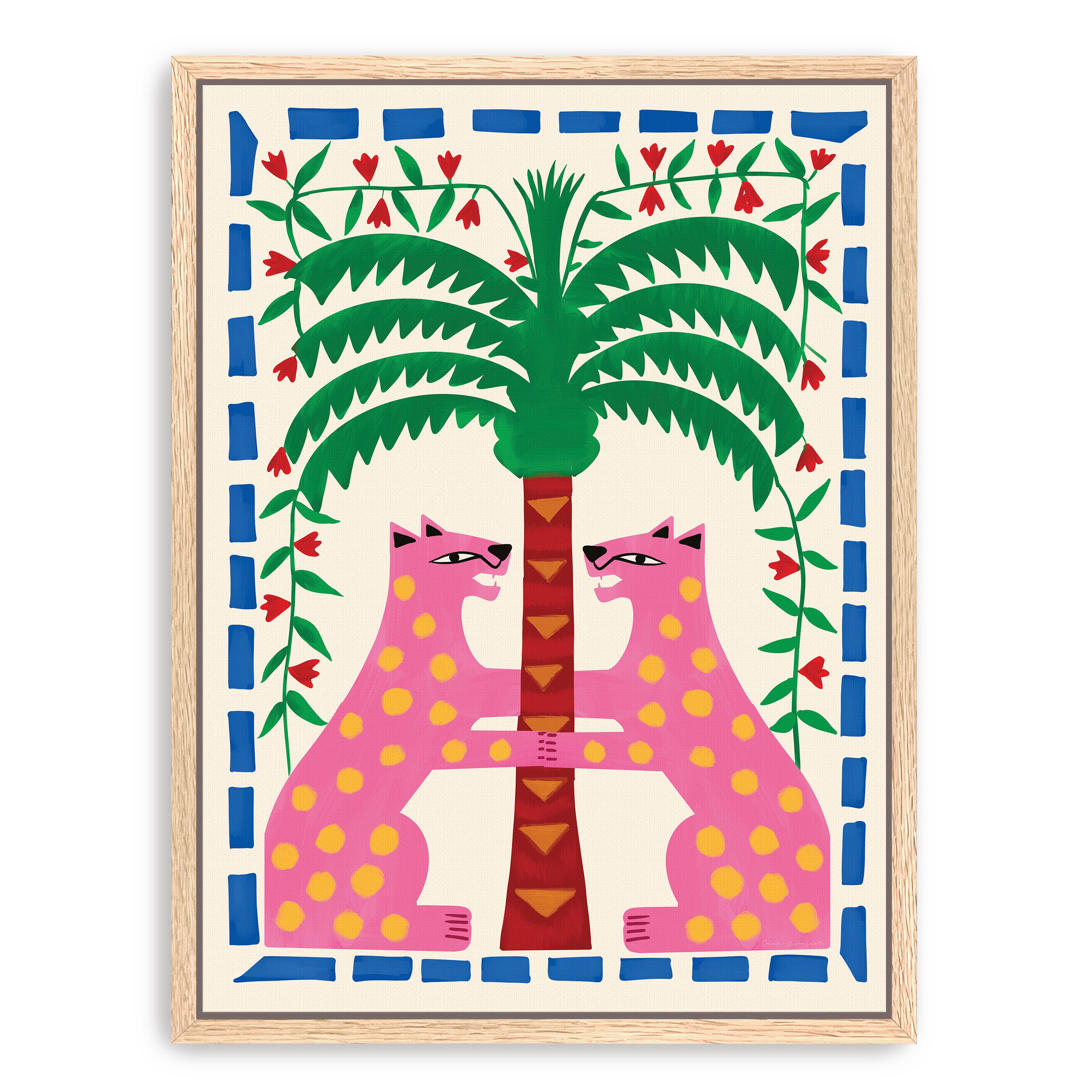 Whispering Palm Canvas Giclee