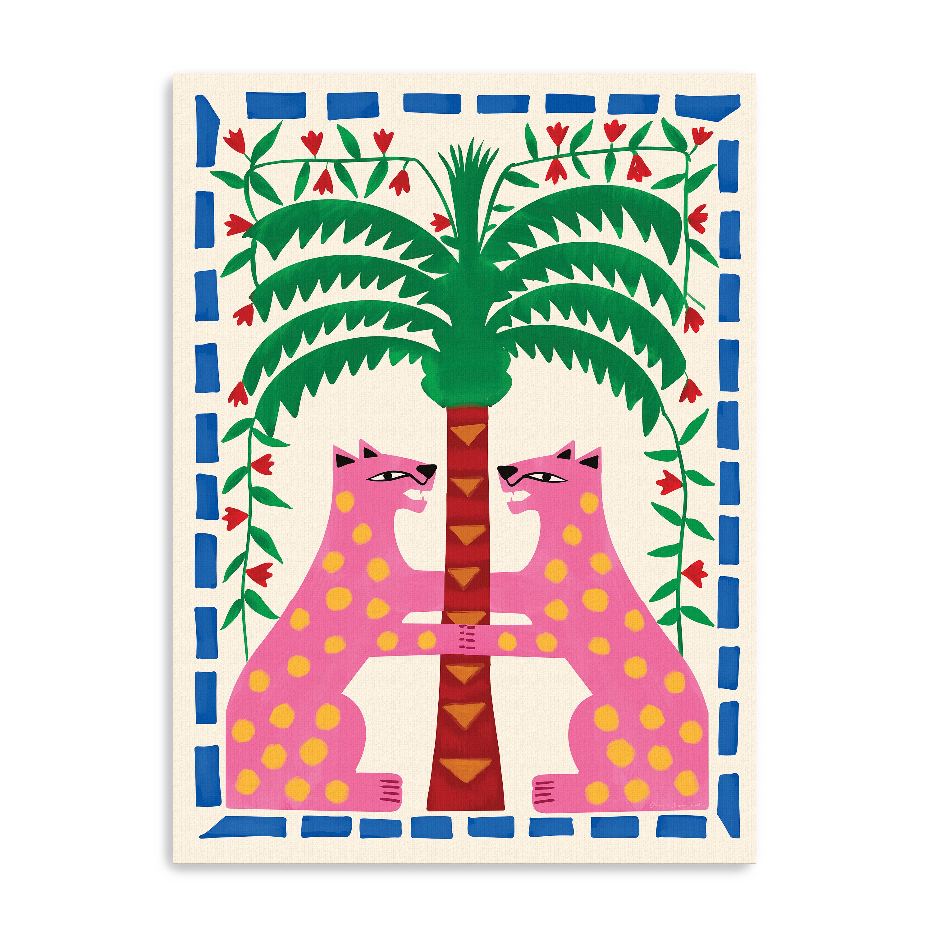 Whispering Palm Canvas Giclee
