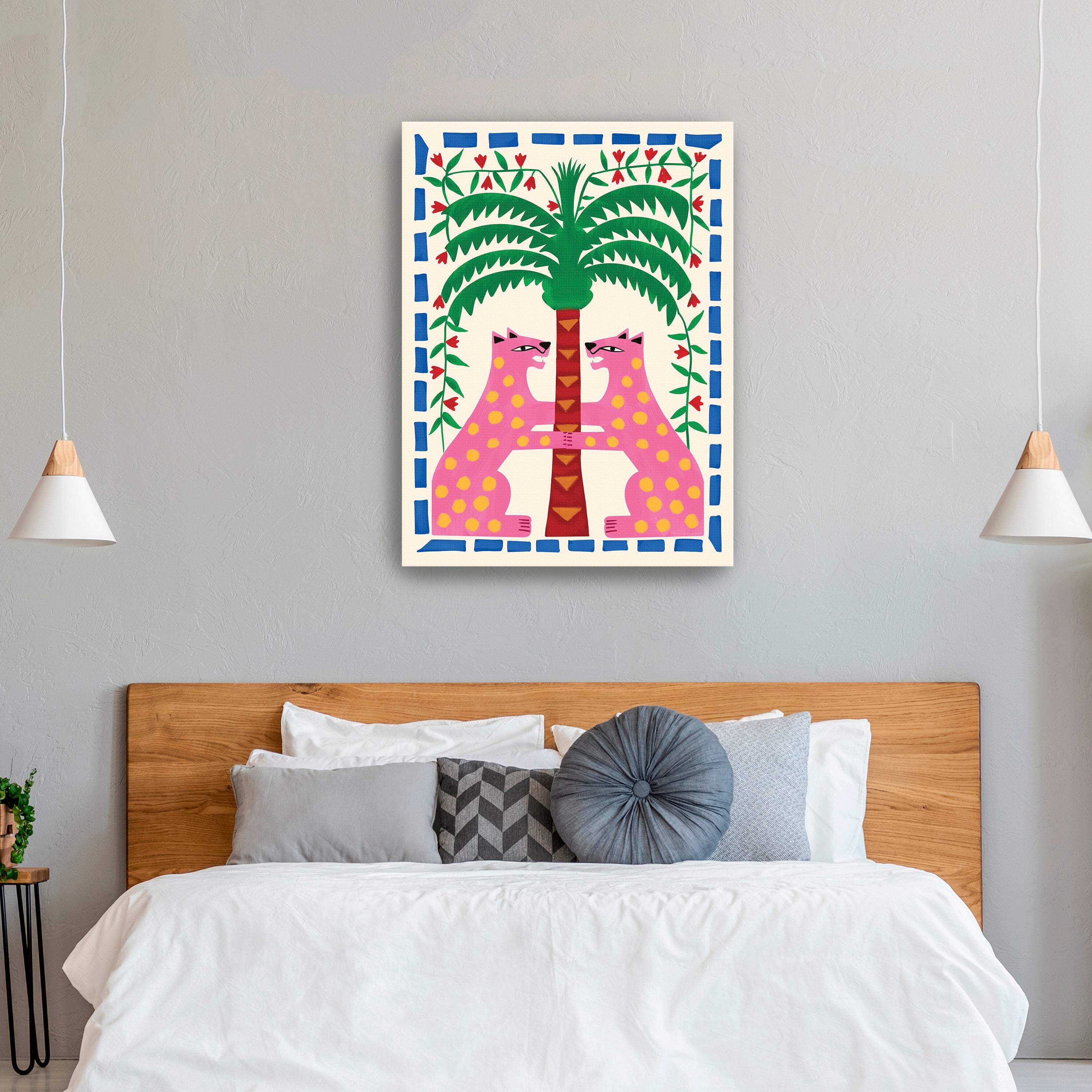 Whispering Palm Canvas Giclee