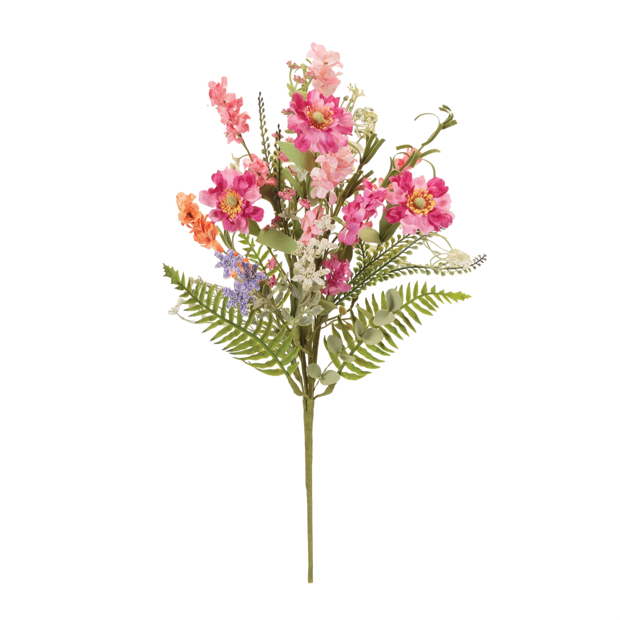 Mixed Daisy Floral Bush, Set of 2