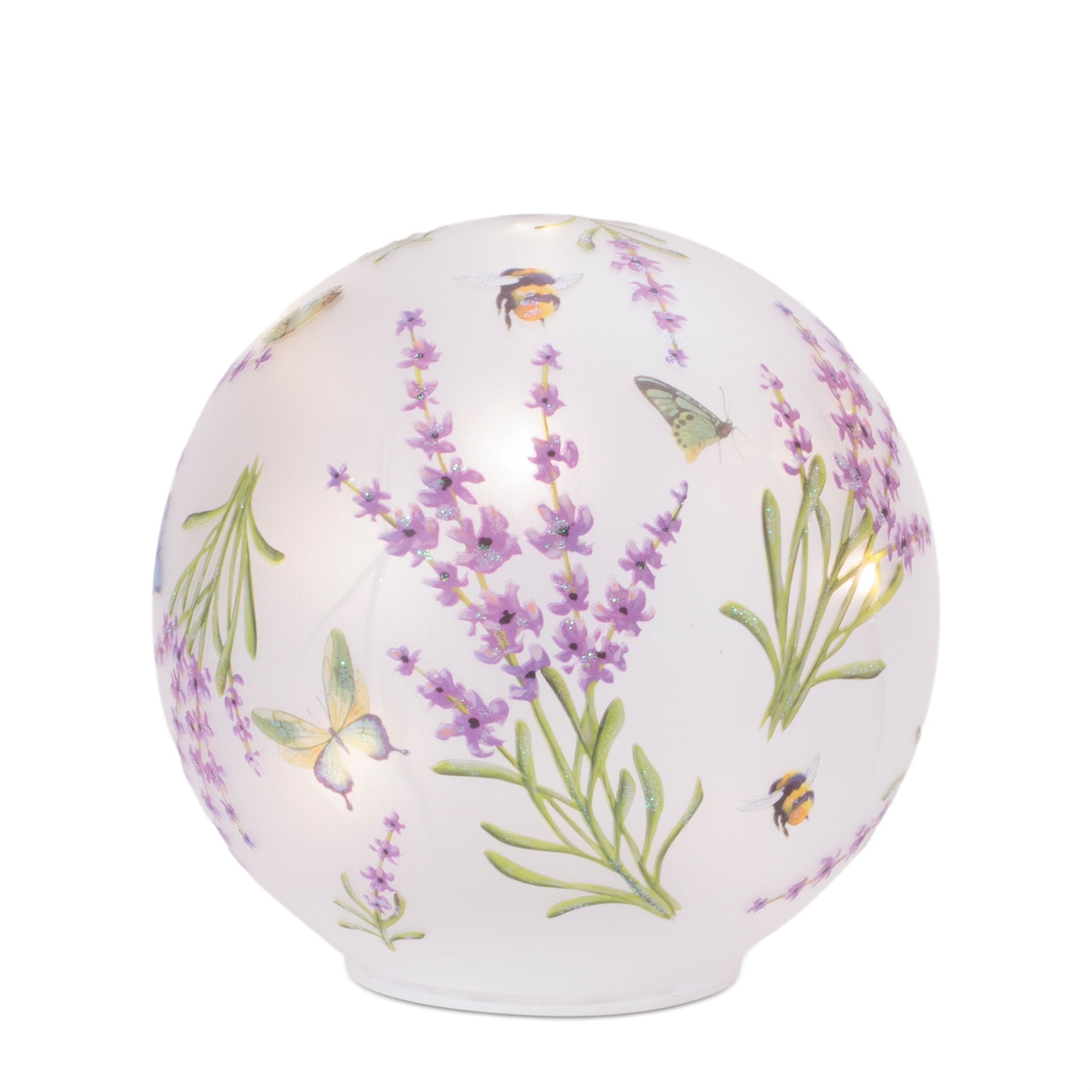 LED Floral and Butterfly Globe, Set of 3