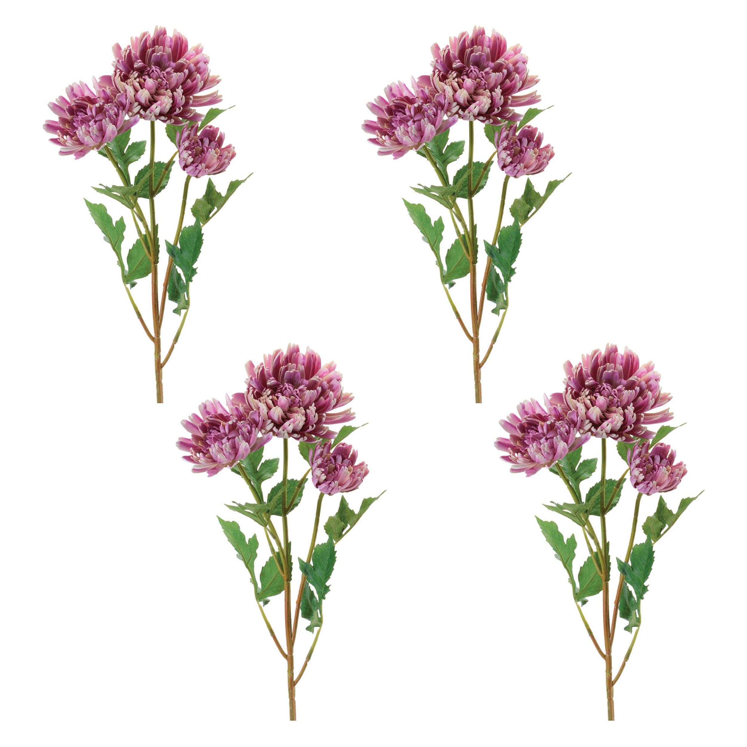 Mum Floral Spray, Set of 4