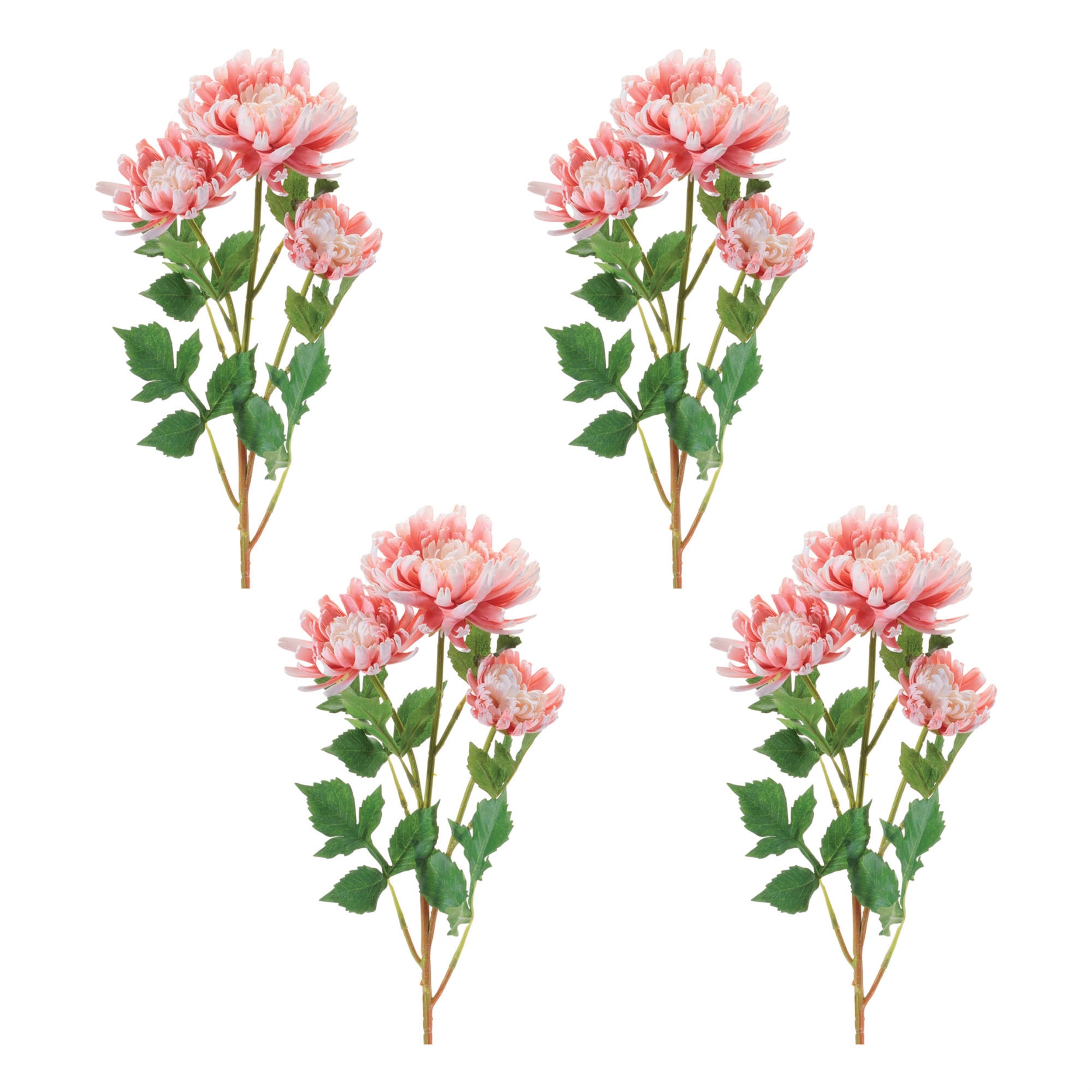 Mum Floral Spray, Set of 4