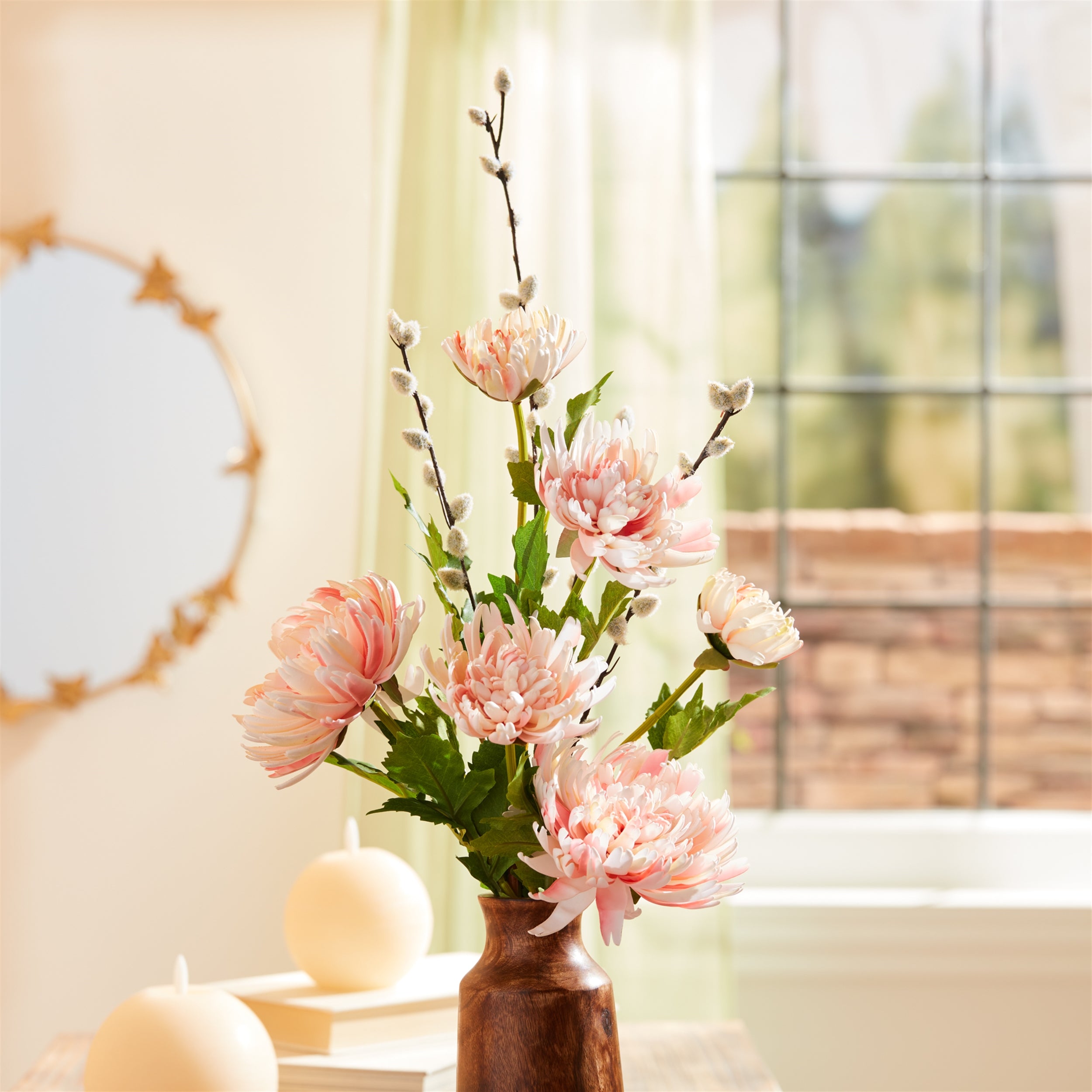 Mum Floral Spray, Set of 4