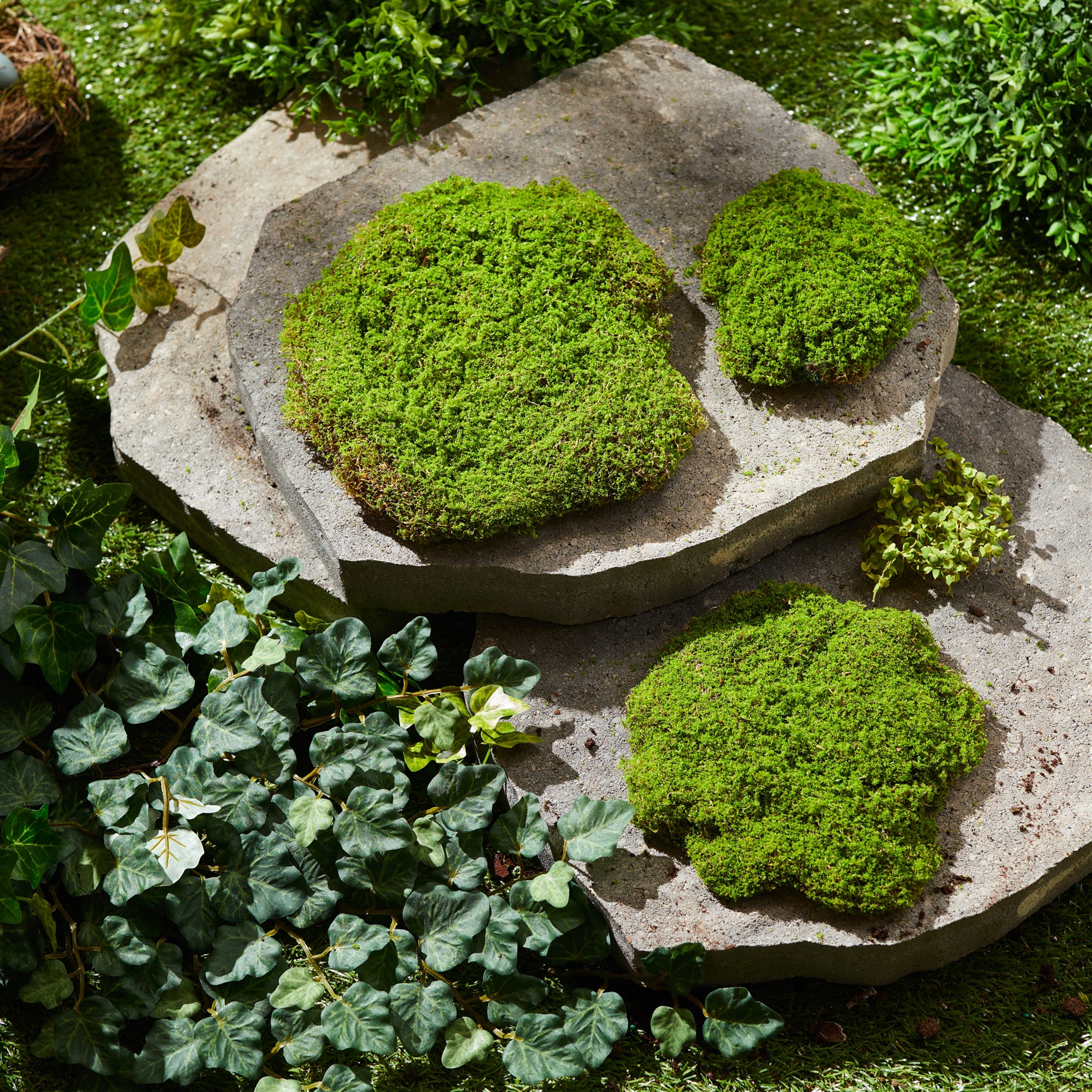 Faux Moss Pad, Set of 3