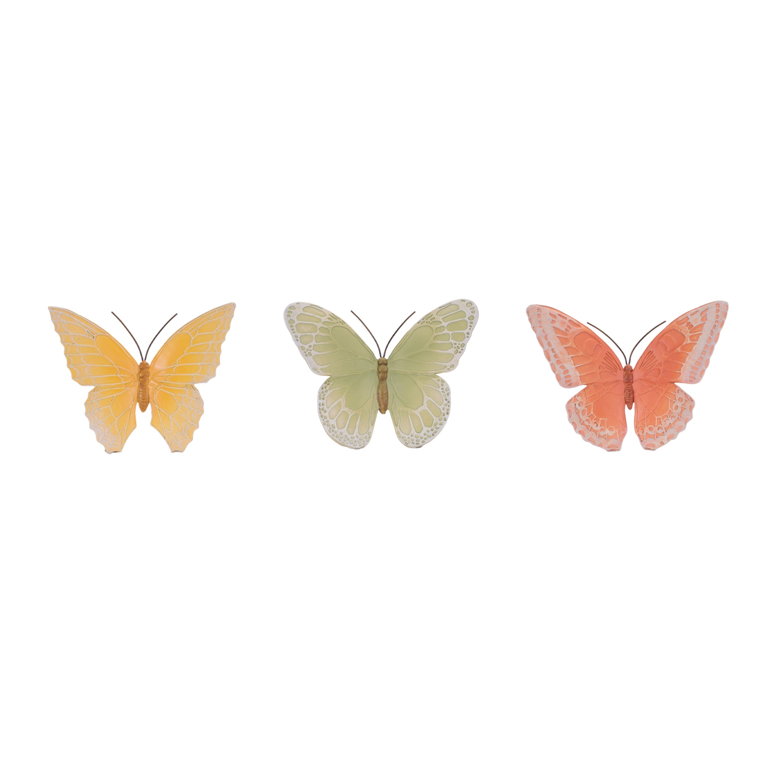Colorful Butterfly Decor, Set of 3