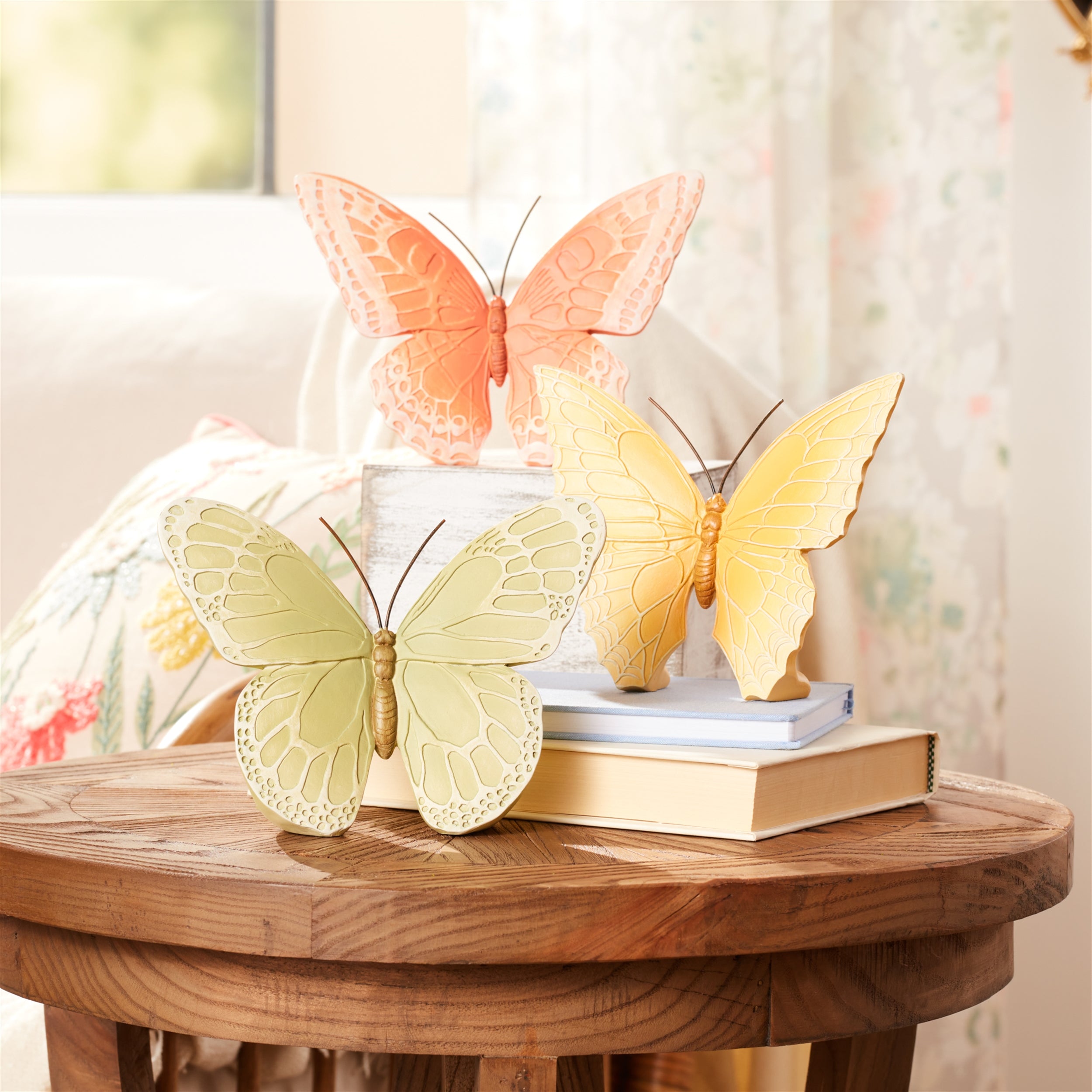 Colorful Butterfly Decor, Set of 3