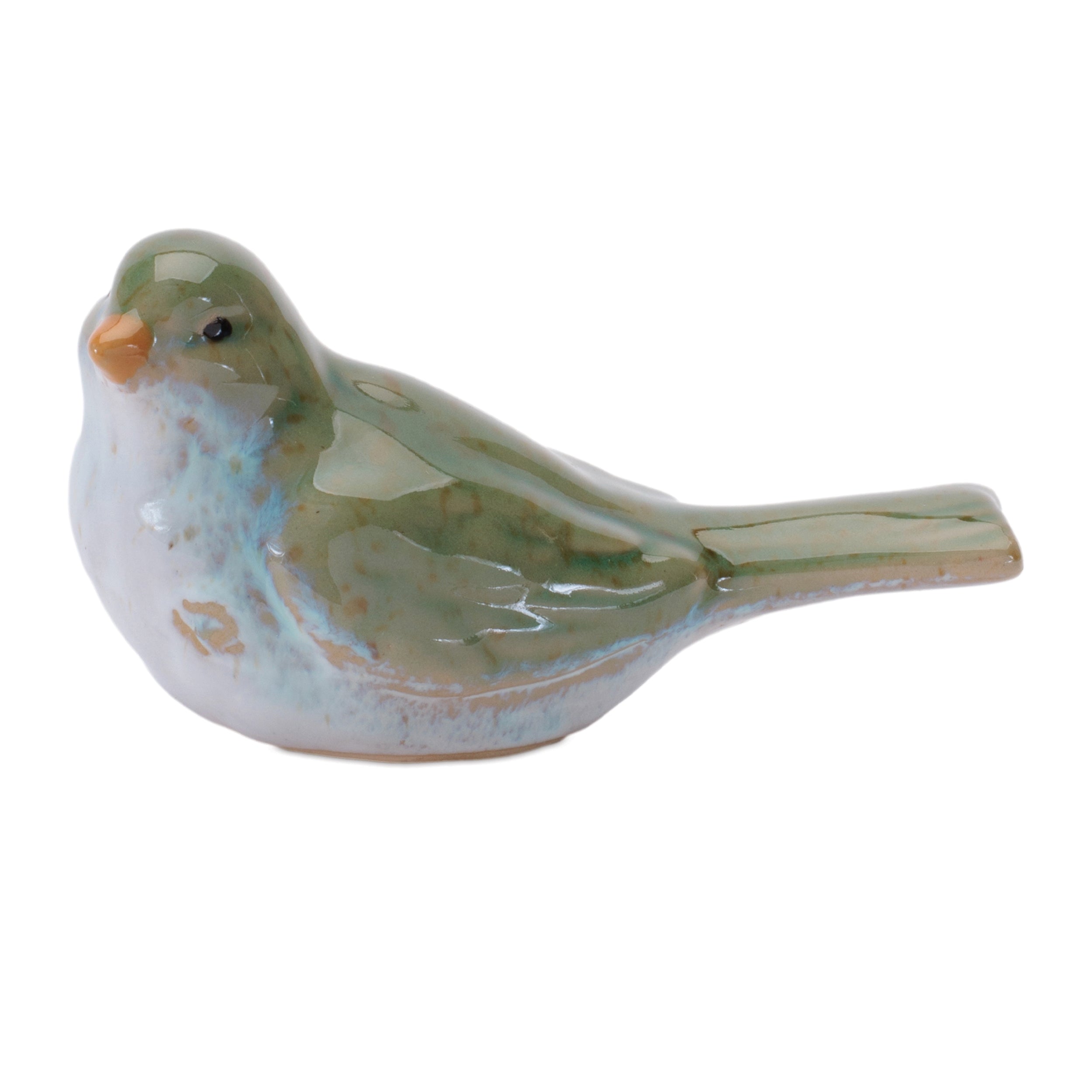 Stoneware Bird Figurine, Set of 6
