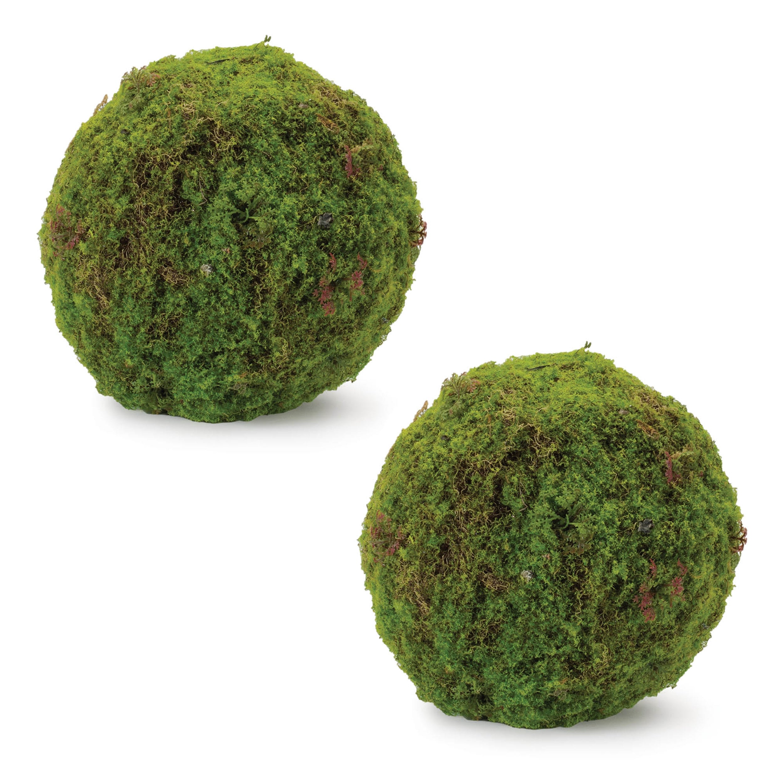 Faux Moss Orb, Set of 2
