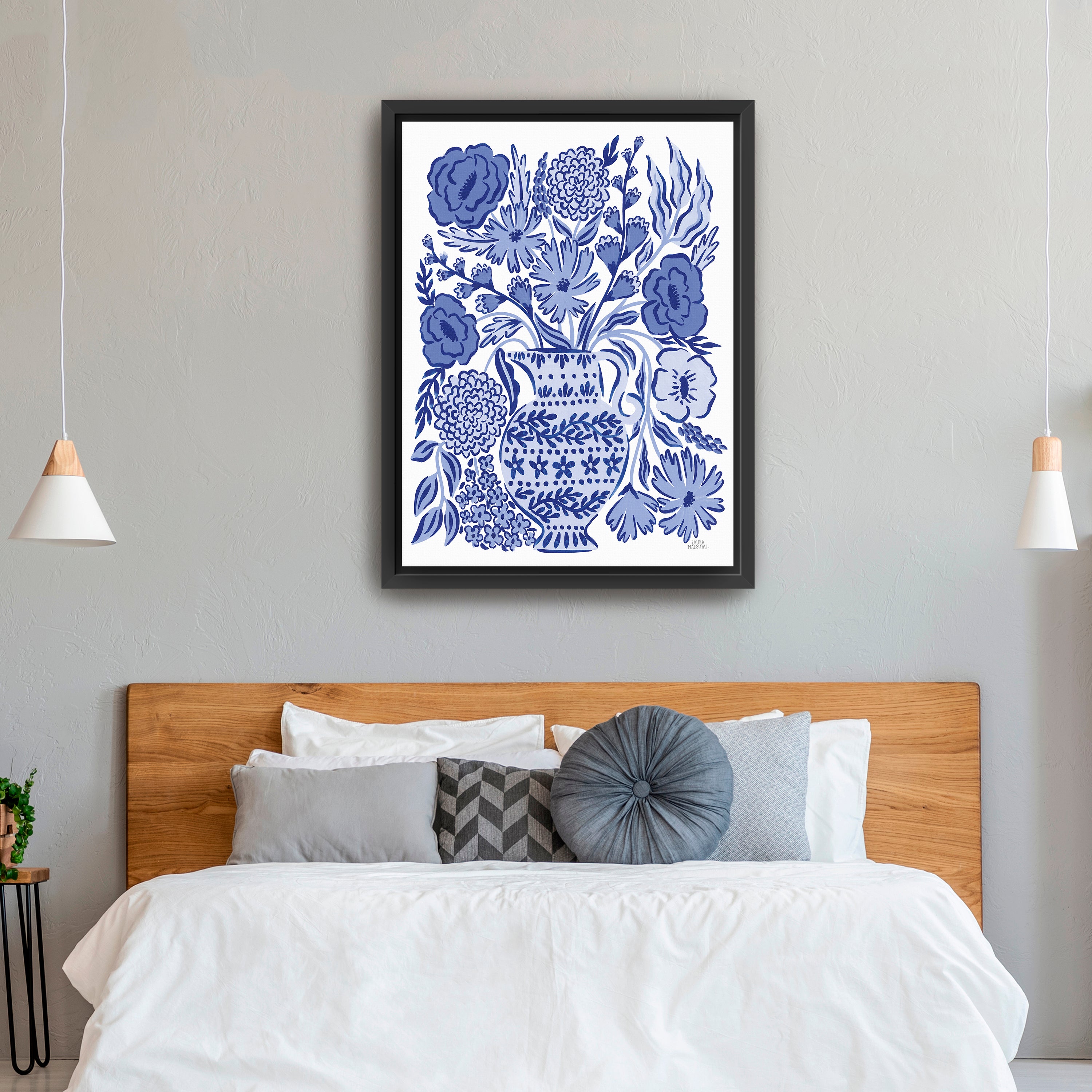Blue Reverie II Canvas Giclee