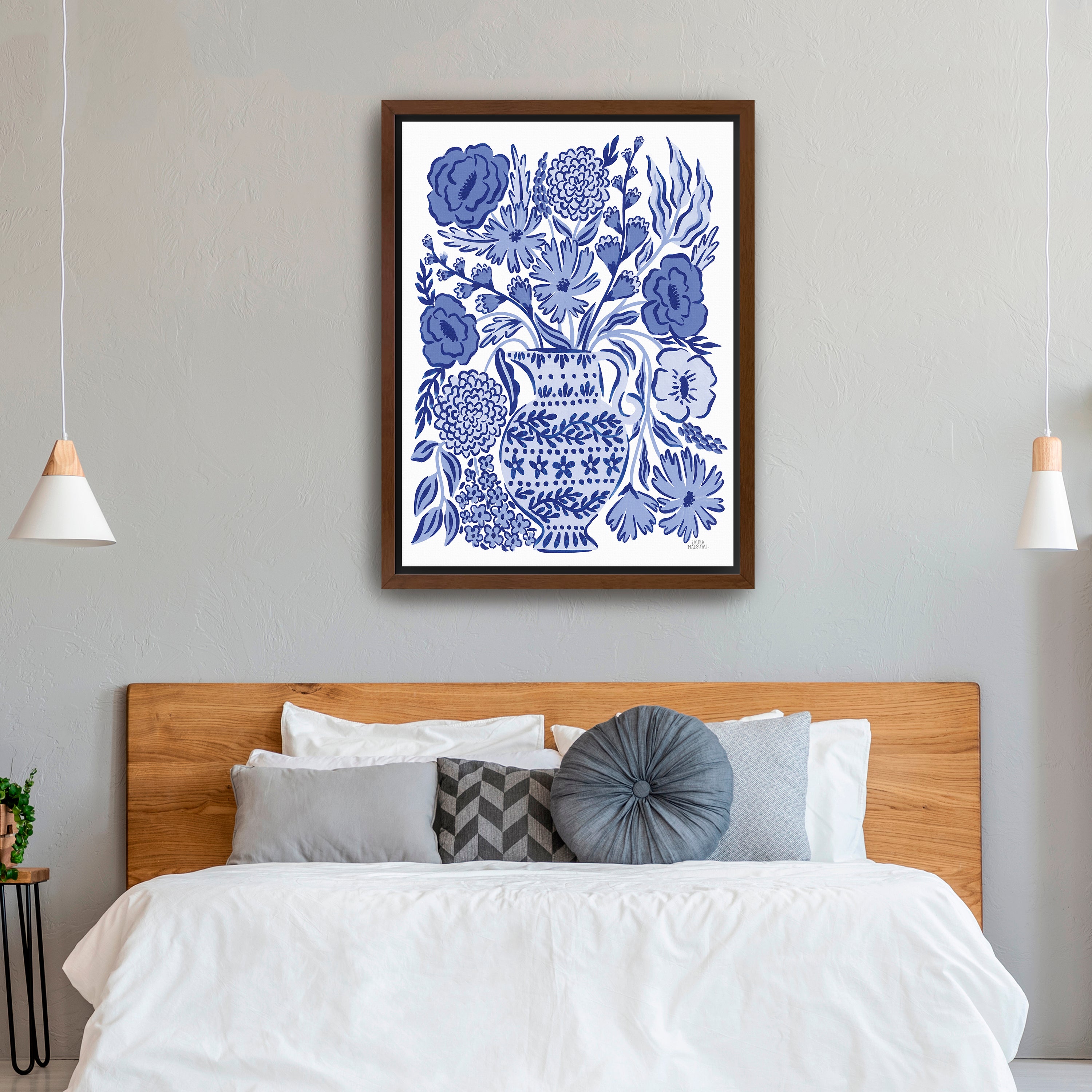 Blue Reverie II Canvas Giclee