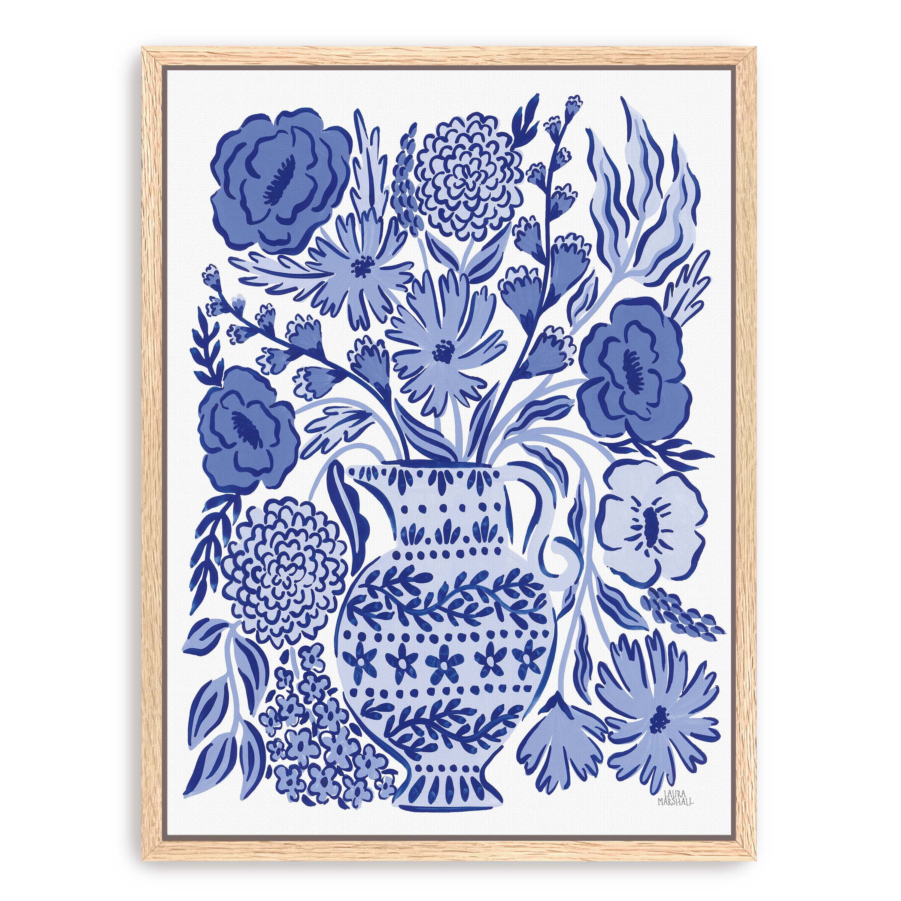 Blue Reverie II Canvas Giclee