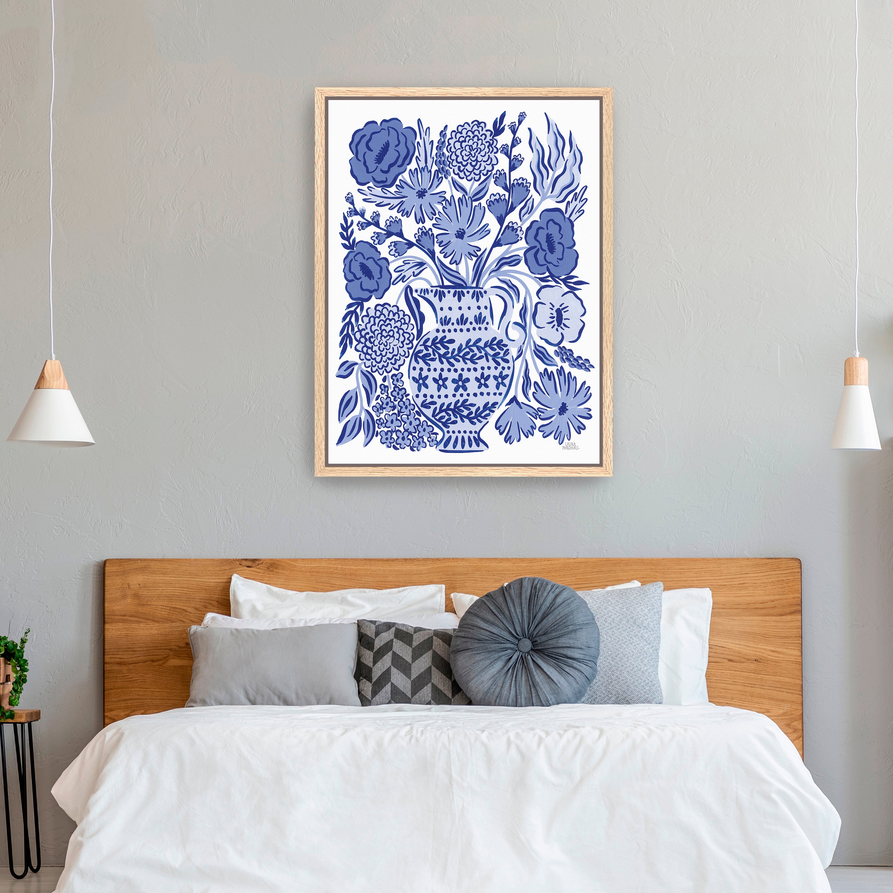 Blue Reverie II Canvas Giclee