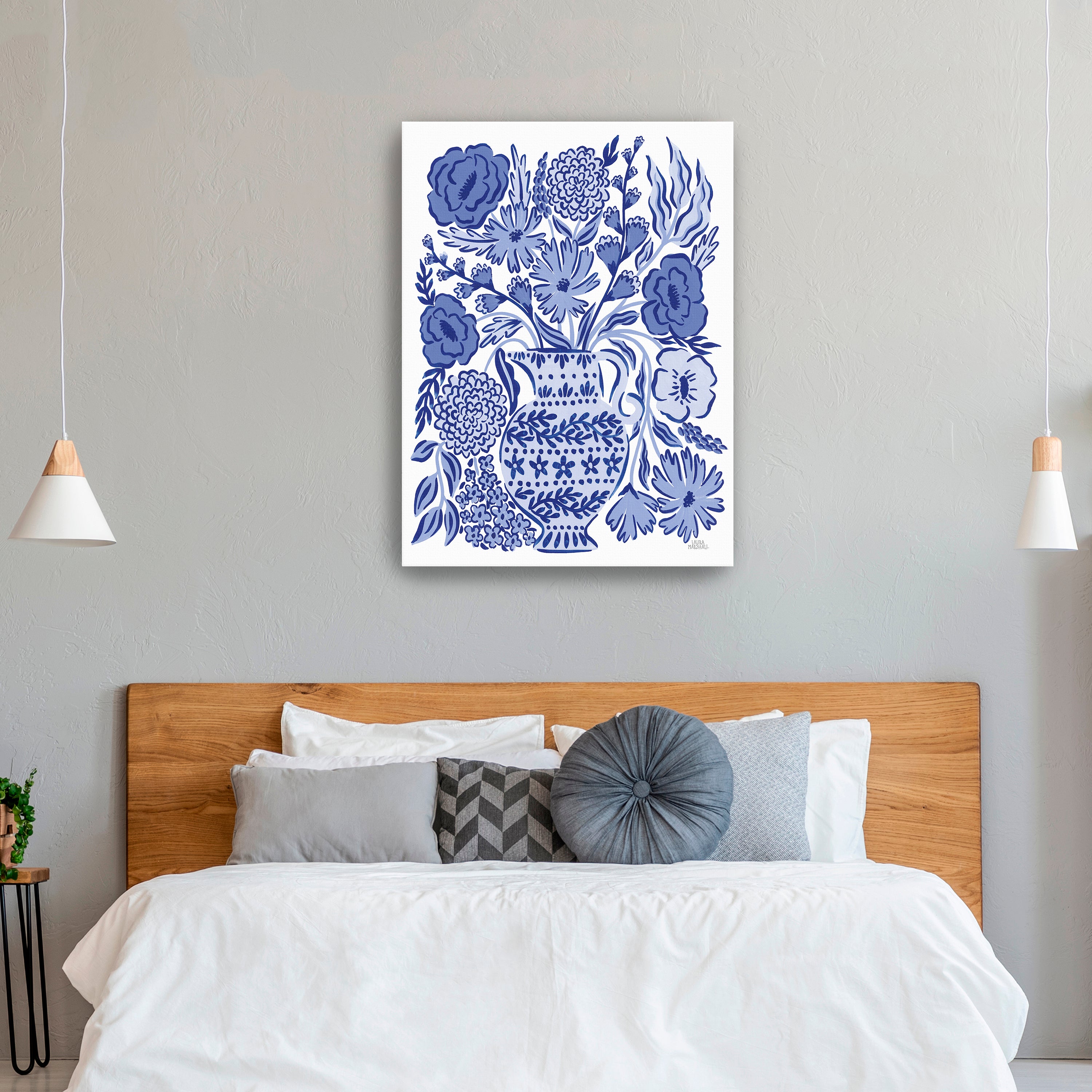 Blue Reverie II Canvas Giclee