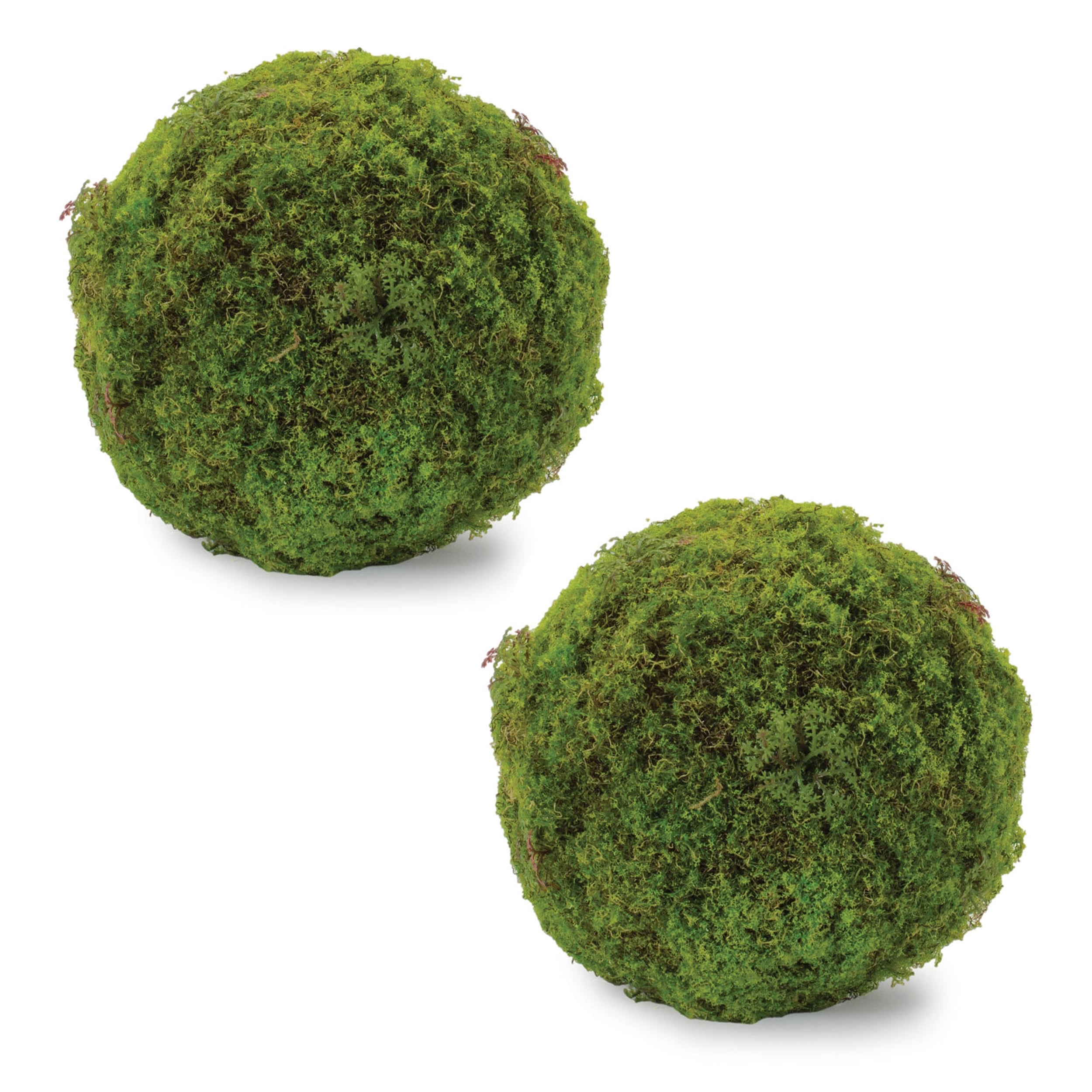 Faux Moss Orb, Set of 2