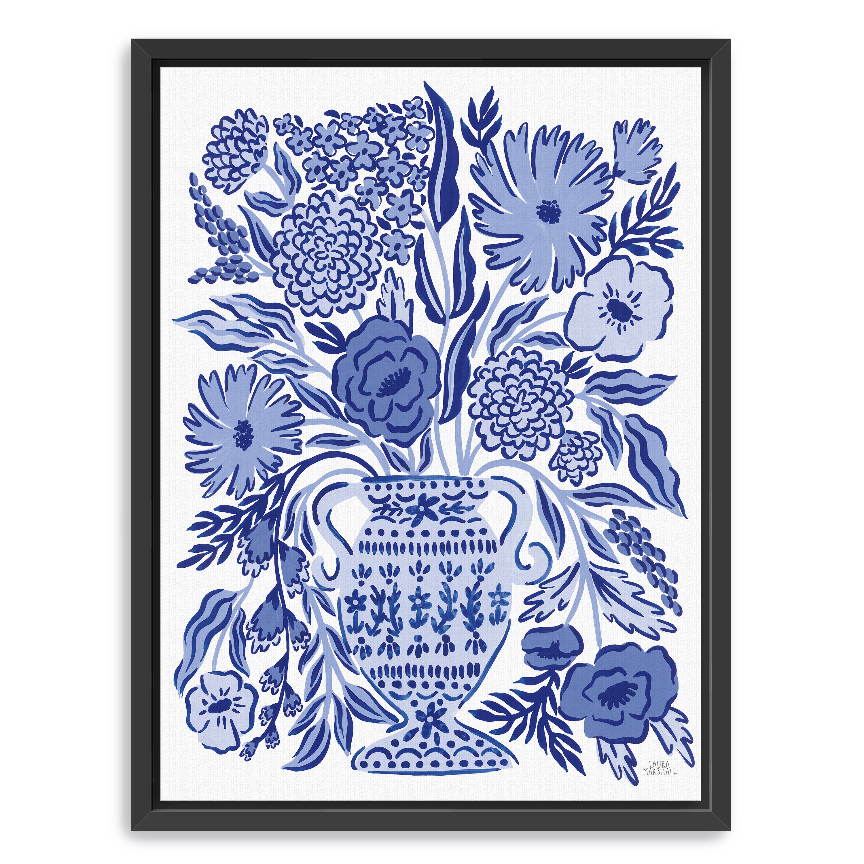Blue Reverie III Canvas Giclee