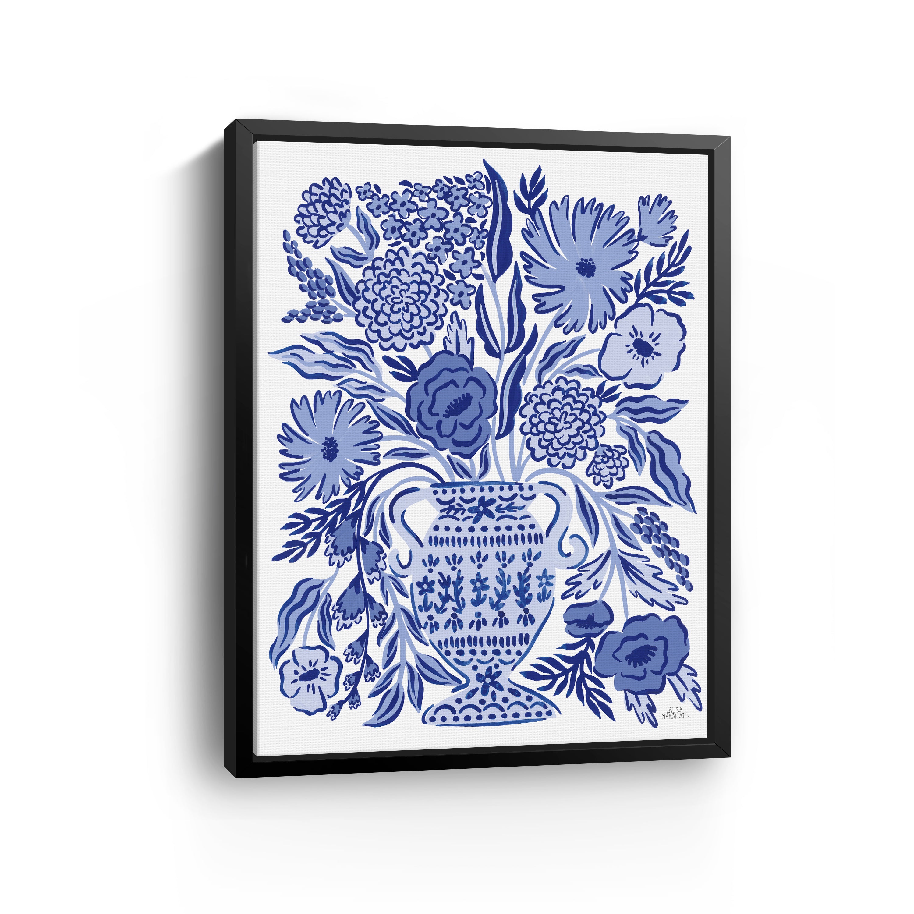 Blue Reverie III Canvas Giclee