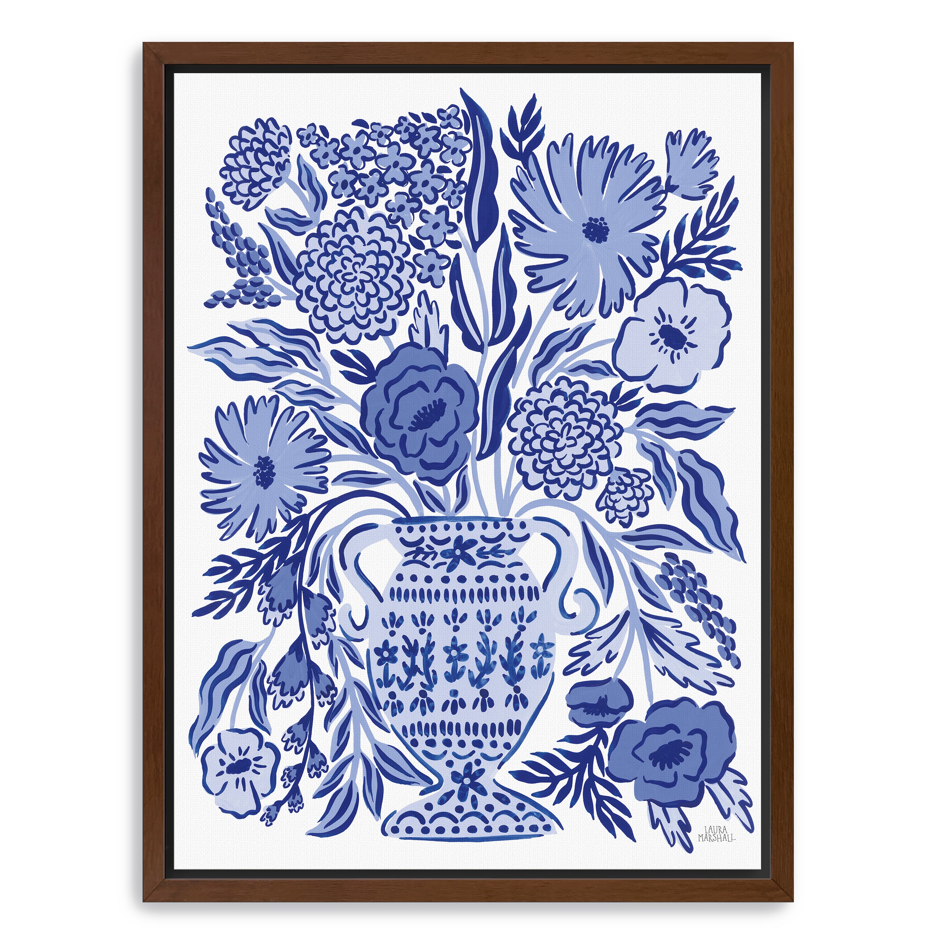 Blue Reverie III Canvas Giclee
