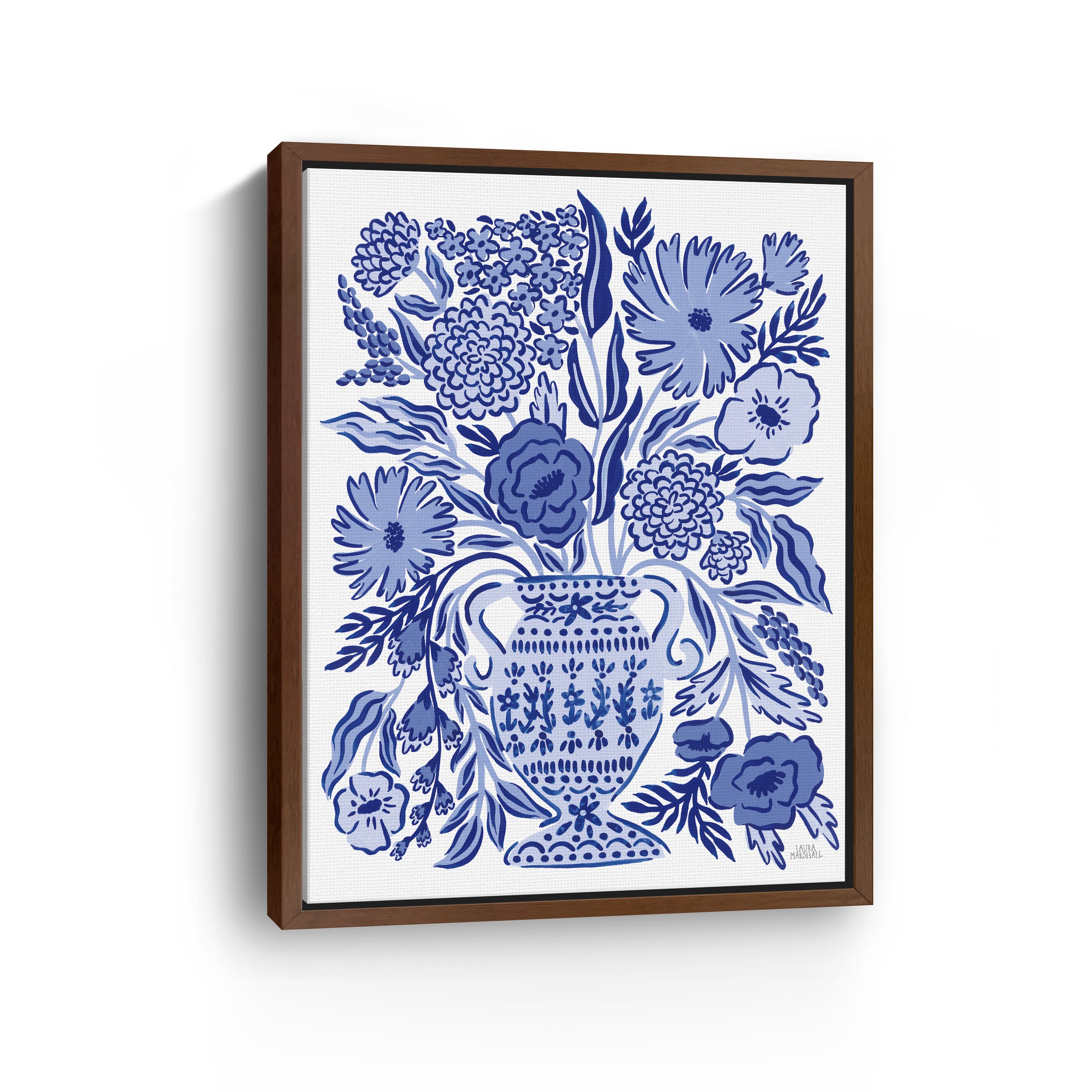 Blue Reverie III Canvas Giclee