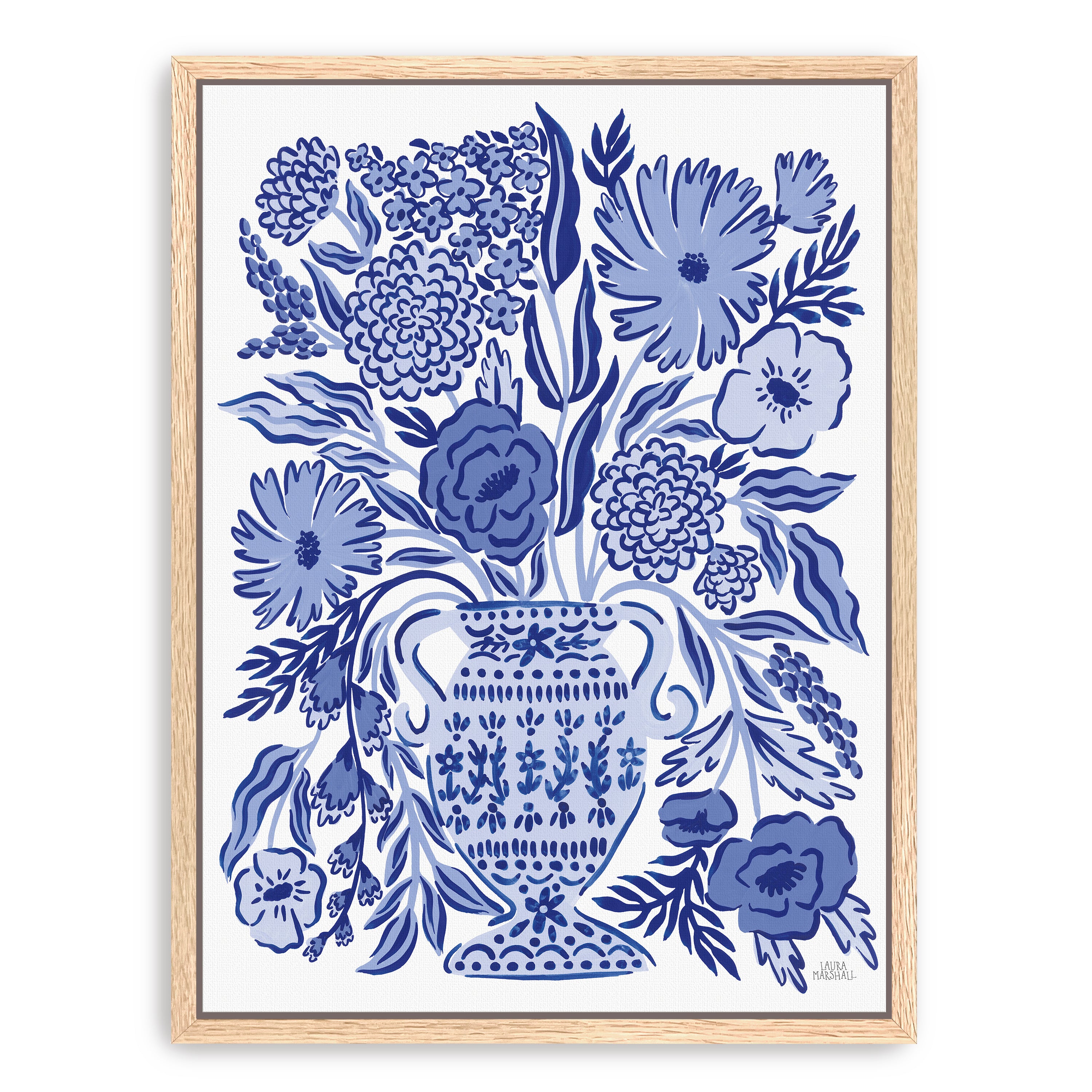 Blue Reverie III Canvas Giclee