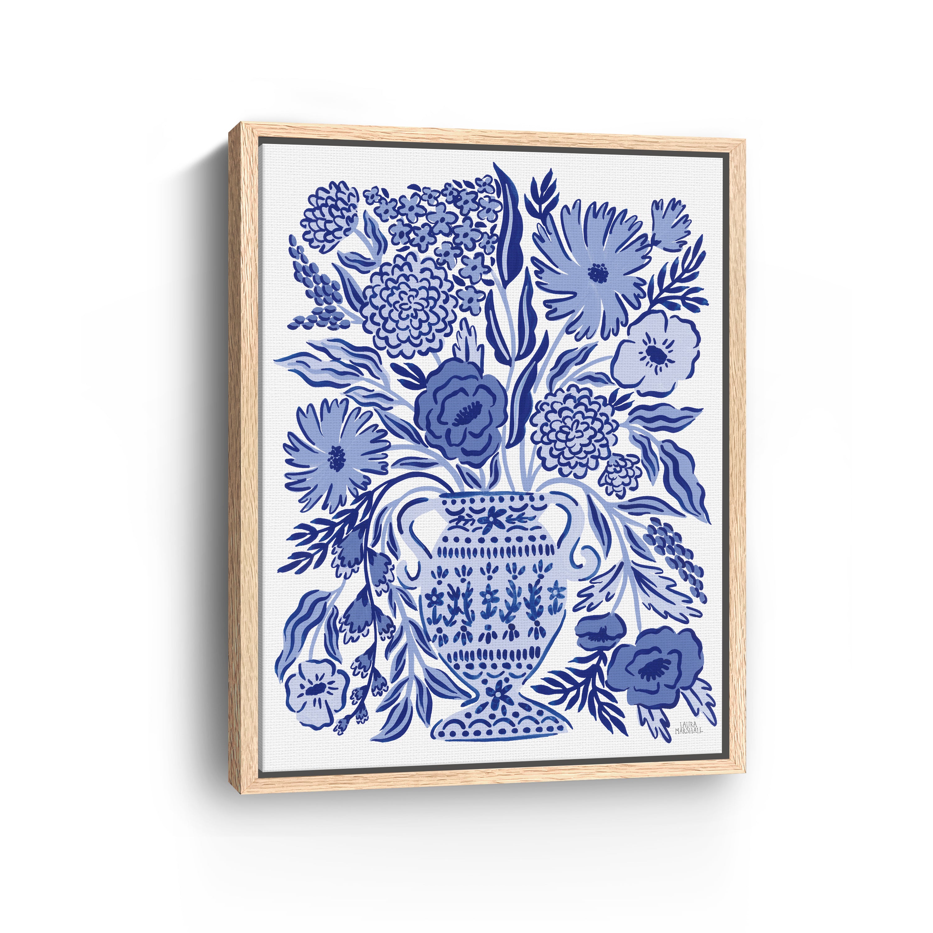 Blue Reverie III Canvas Giclee