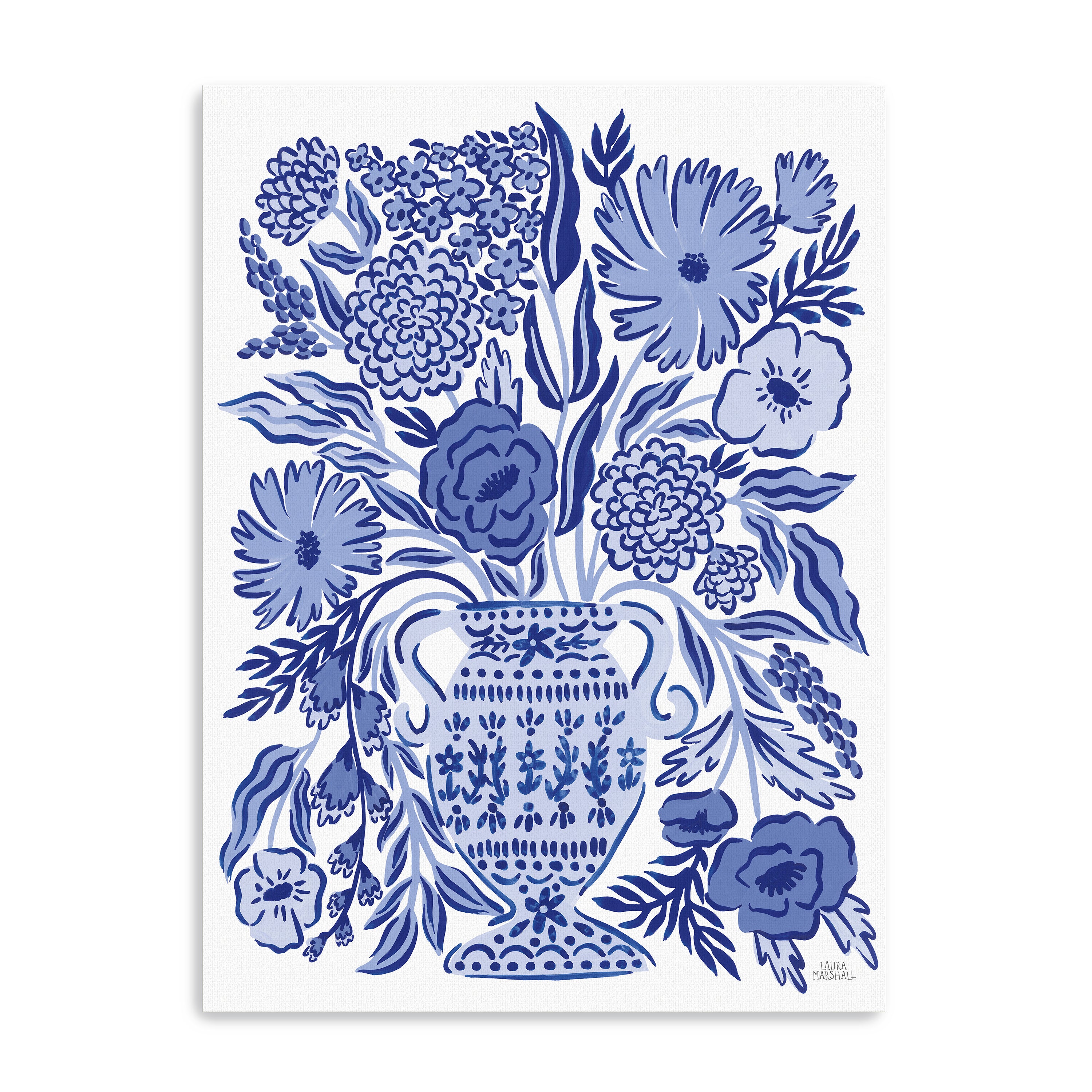 Blue Reverie III Canvas Giclee