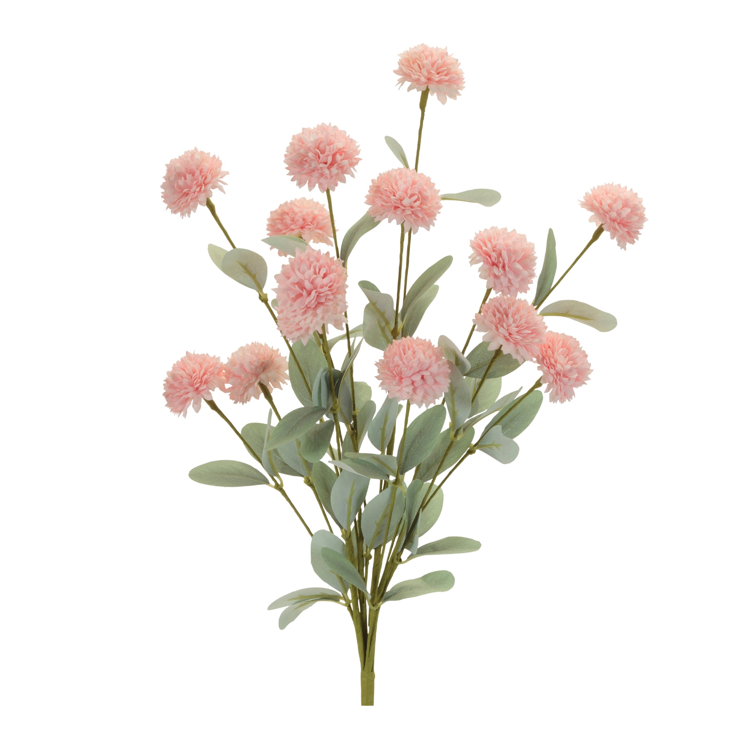 Pink Mini Mum Floral Bush, Set of 4