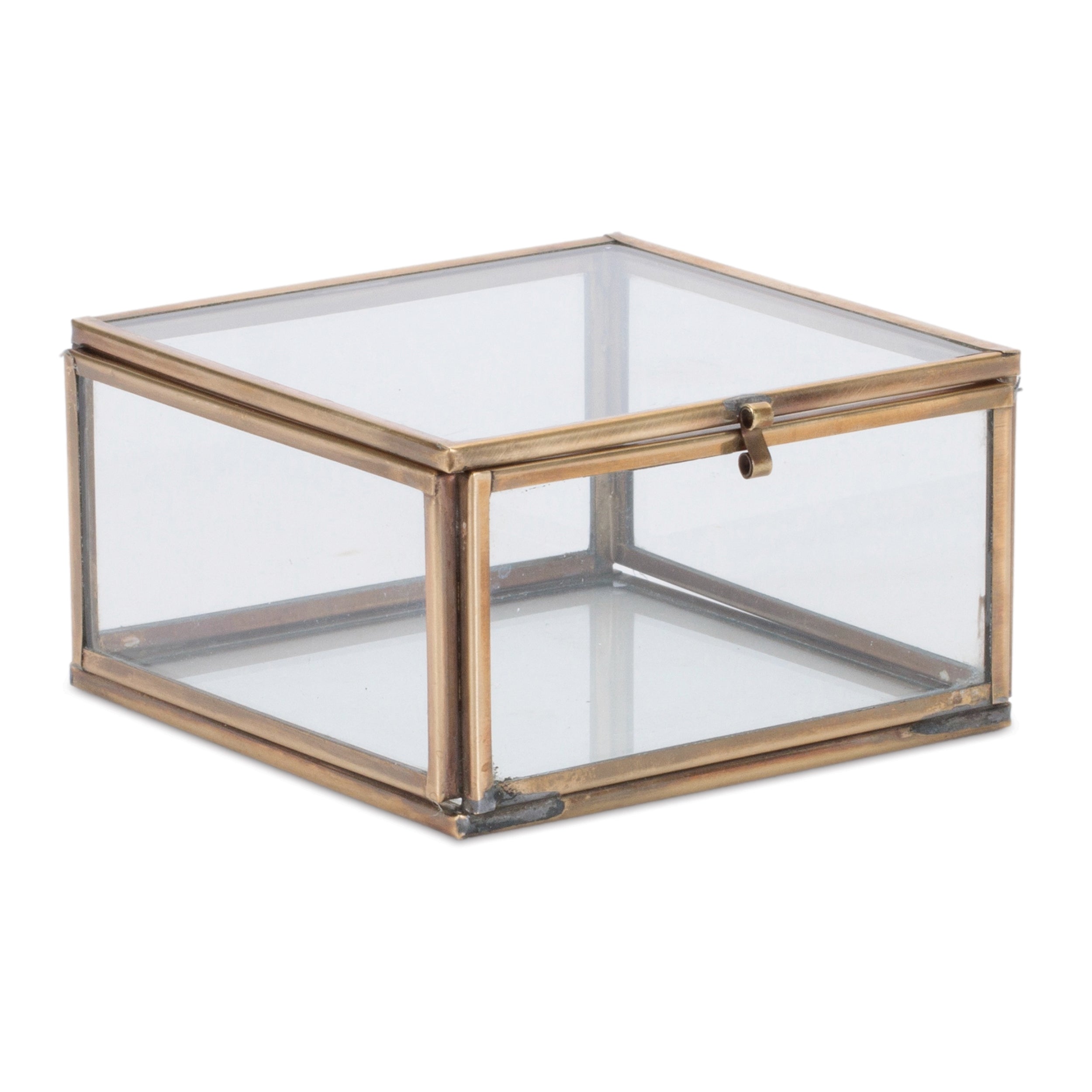 Decorative Glass Box, Set of 2