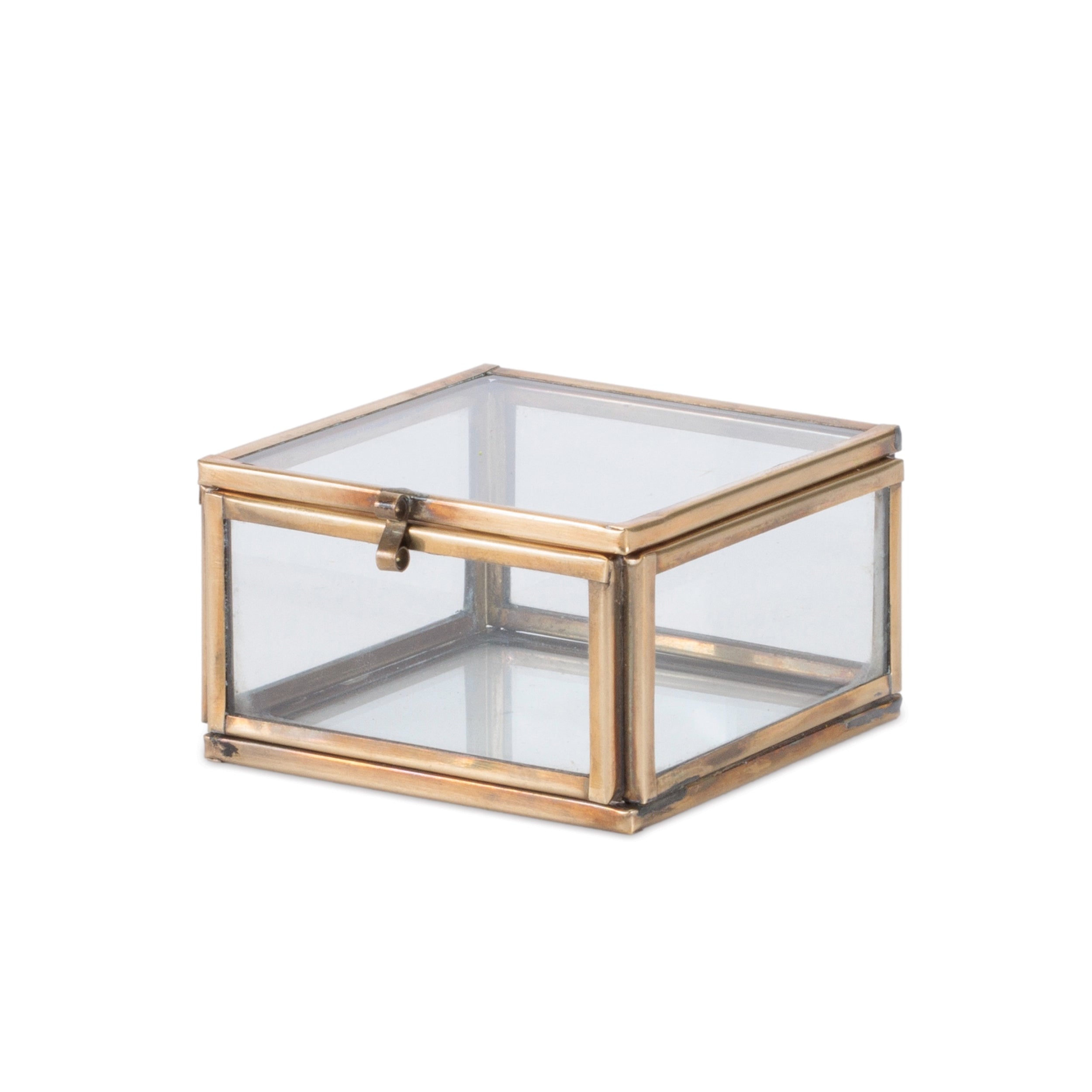 Decorative Glass Box, Set of 2