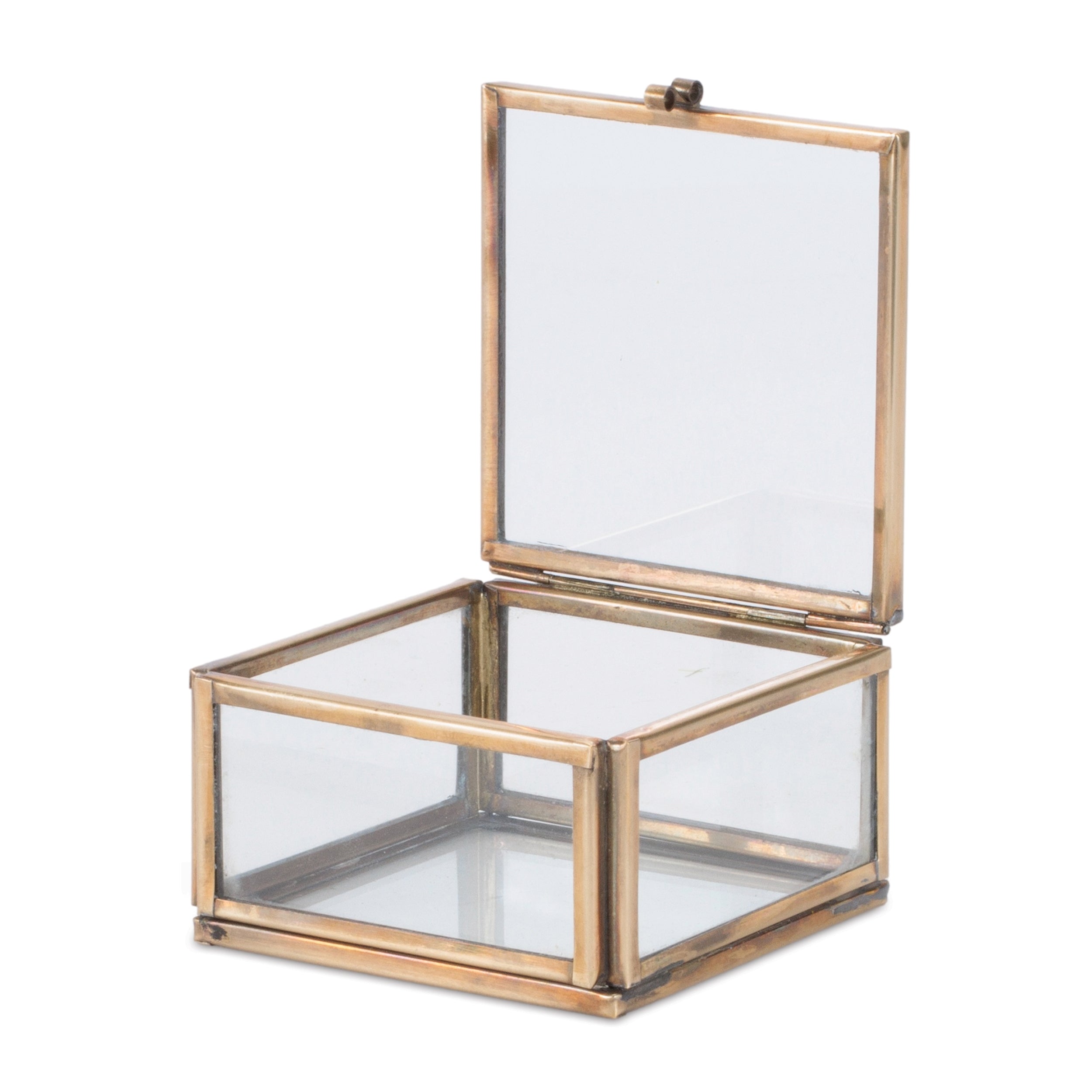 Decorative Glass Box, Set of 2