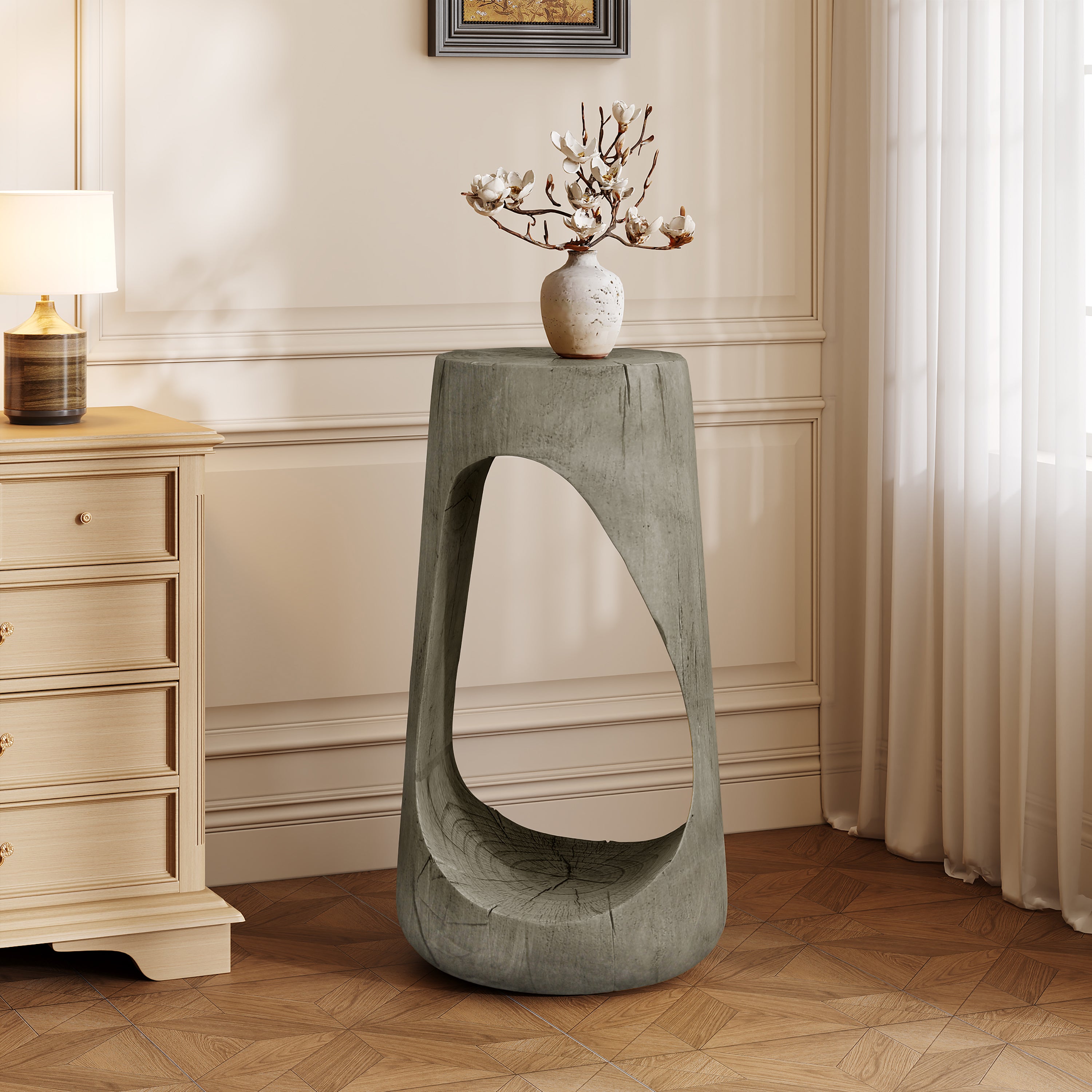 Hollow Design Accent Table