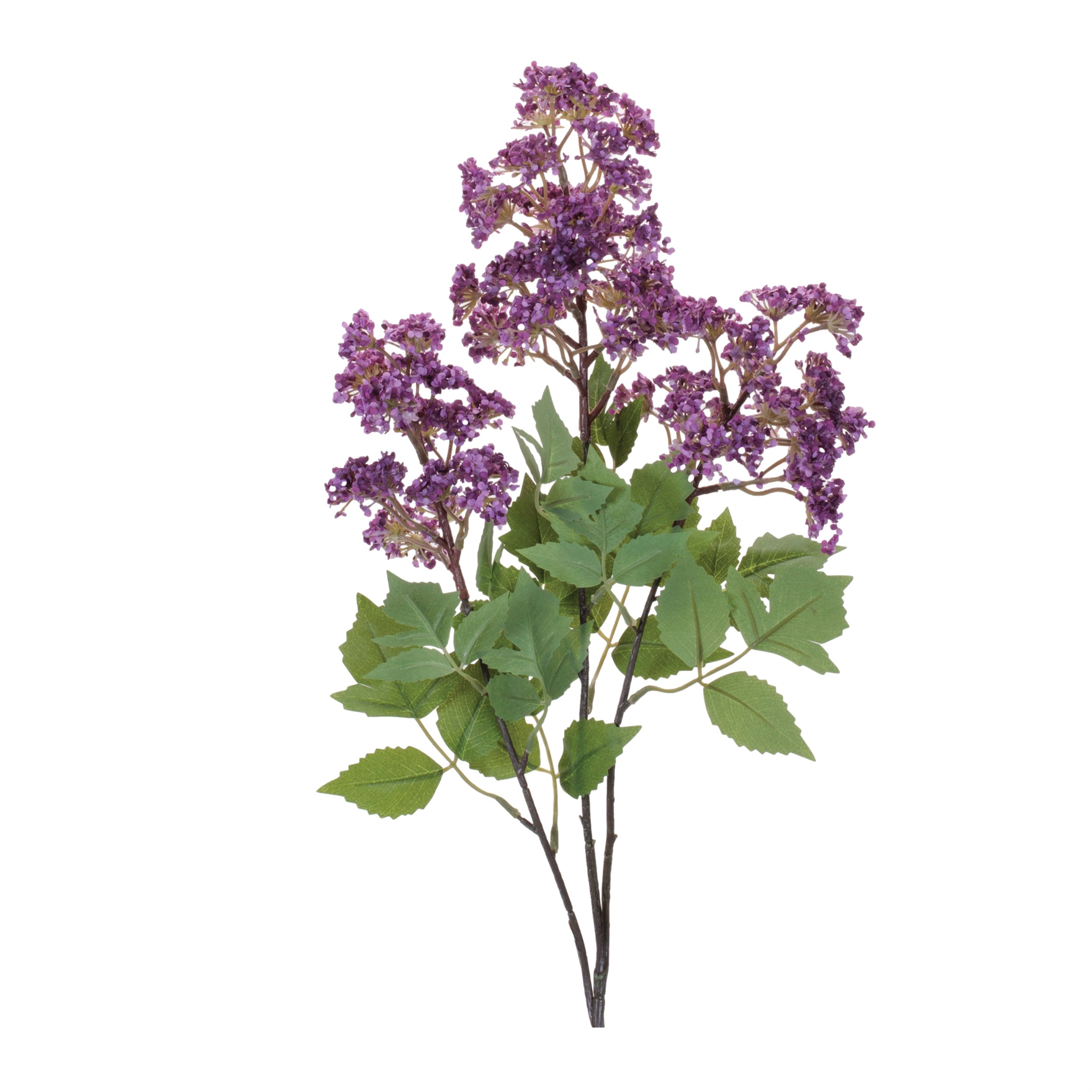 Purple Lilac Floral Spray, Set of 4