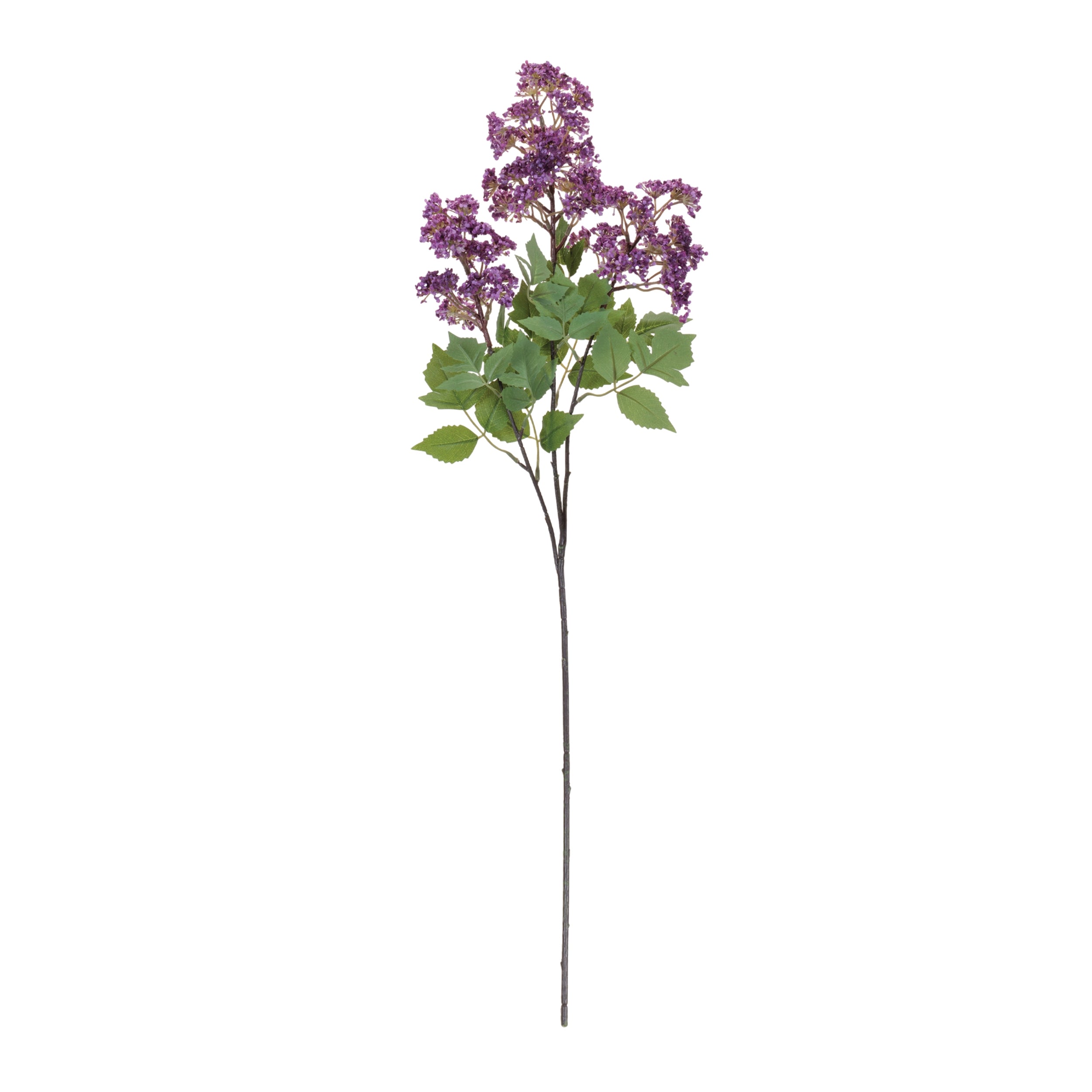 Purple Lilac Floral Spray, Set of 4