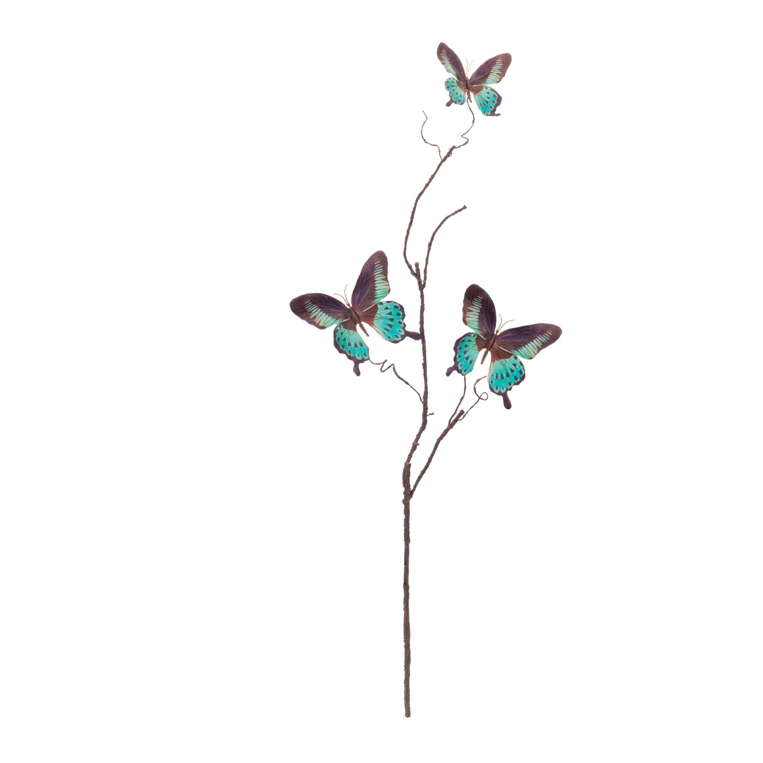 Blue Butterfly Twig Spray, Set of 6