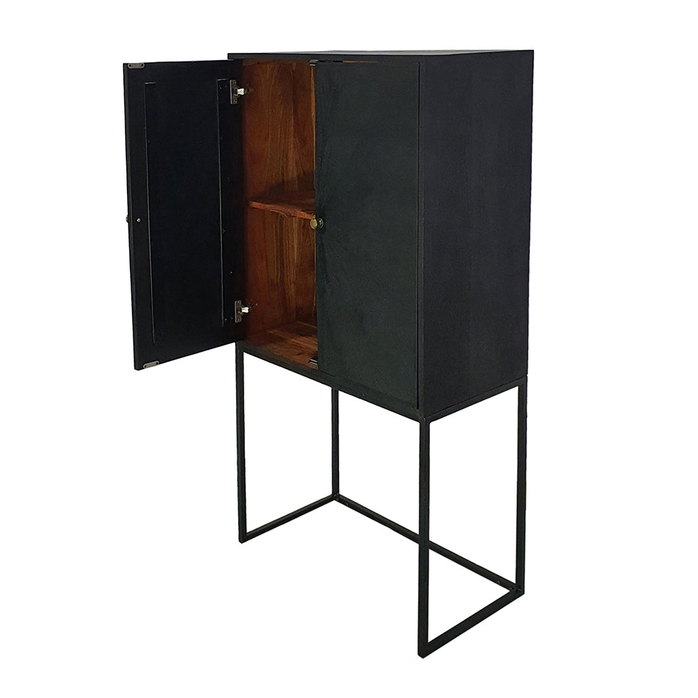 Minimalist Black Cabinet