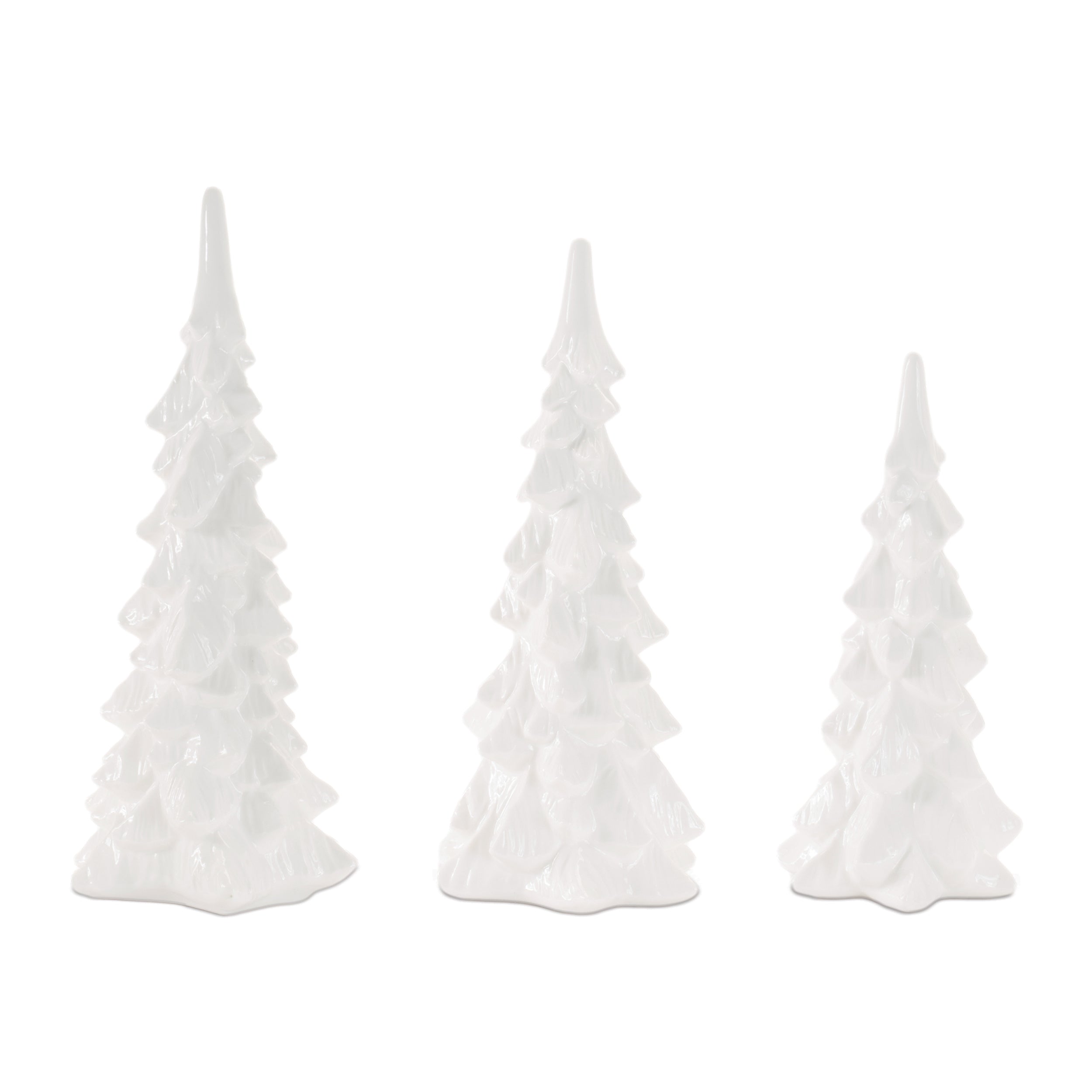 Ceramic Pine Tree, Set of 3