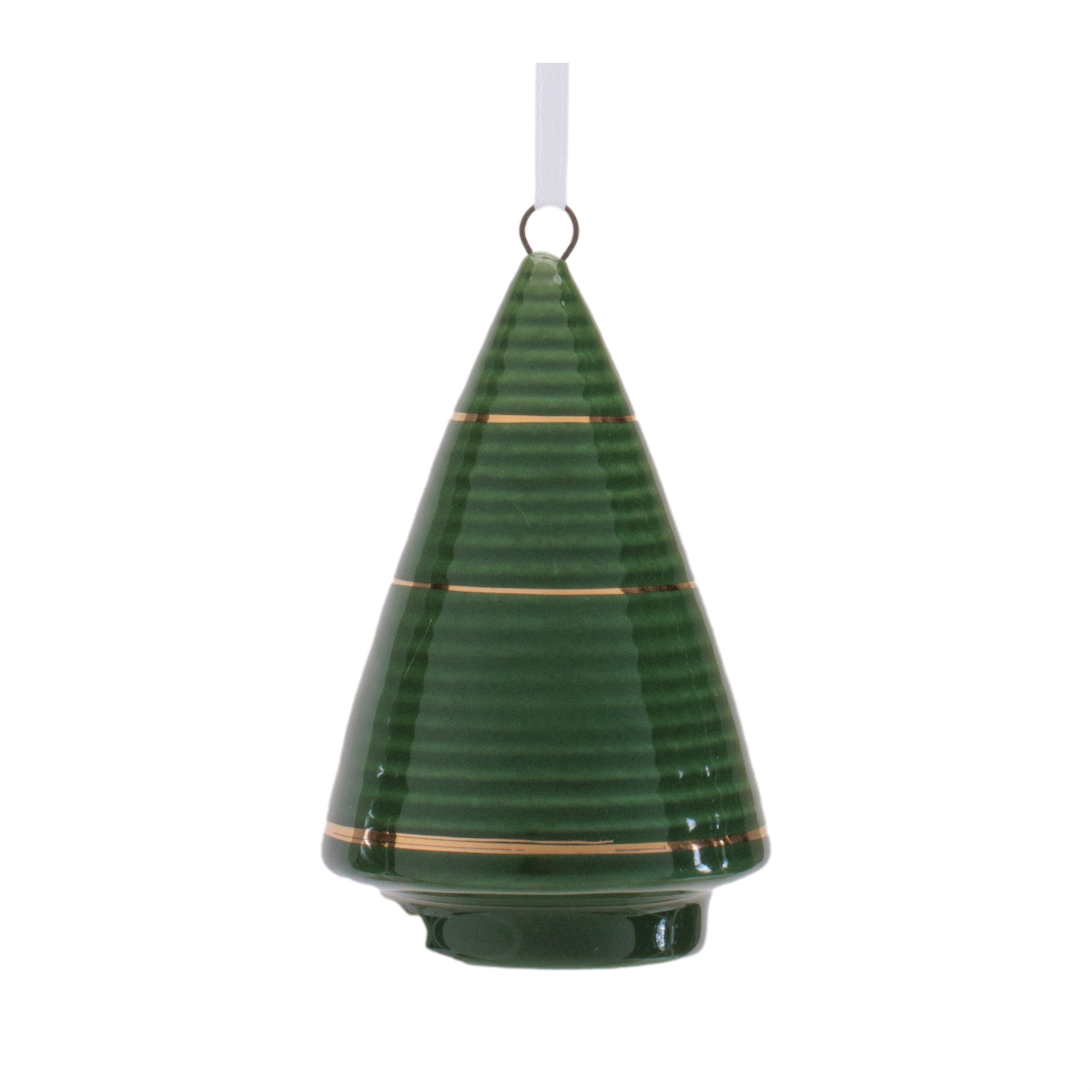 Ceramic Tree Ornament , Set of 6