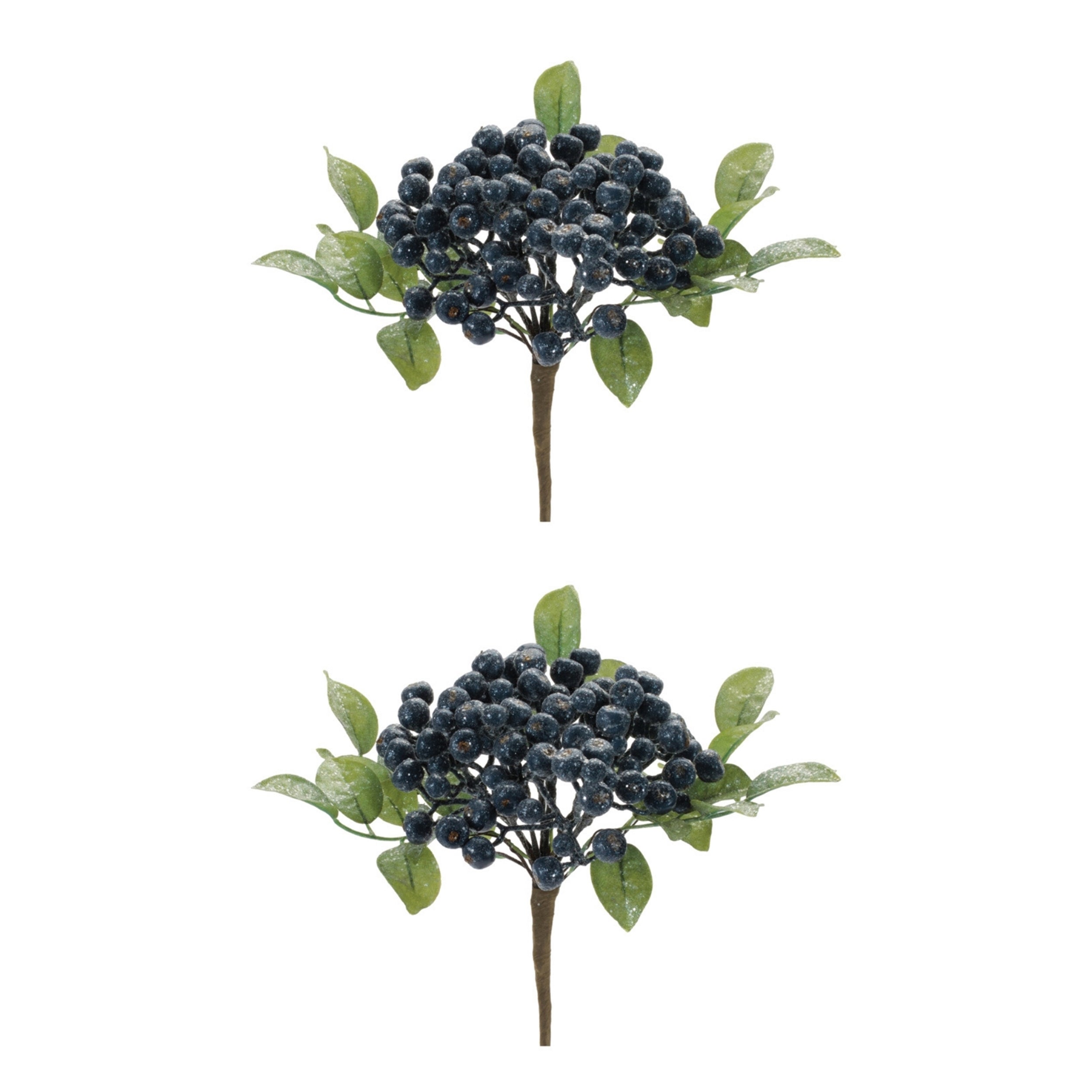 Frosted Berry Cluster, Set of 2
