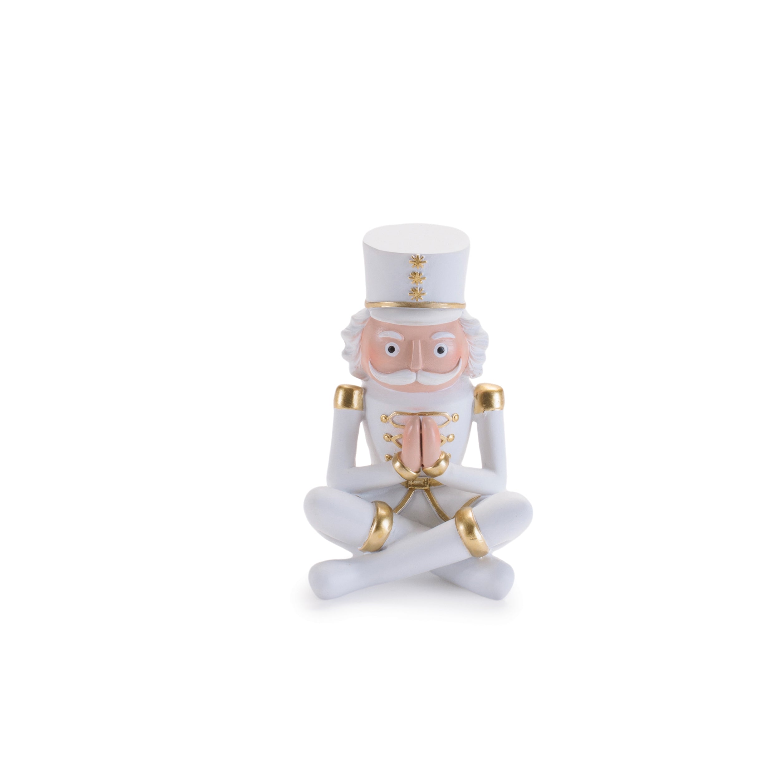 Yoga Nutcracker Soldier Figurines, Set of 3