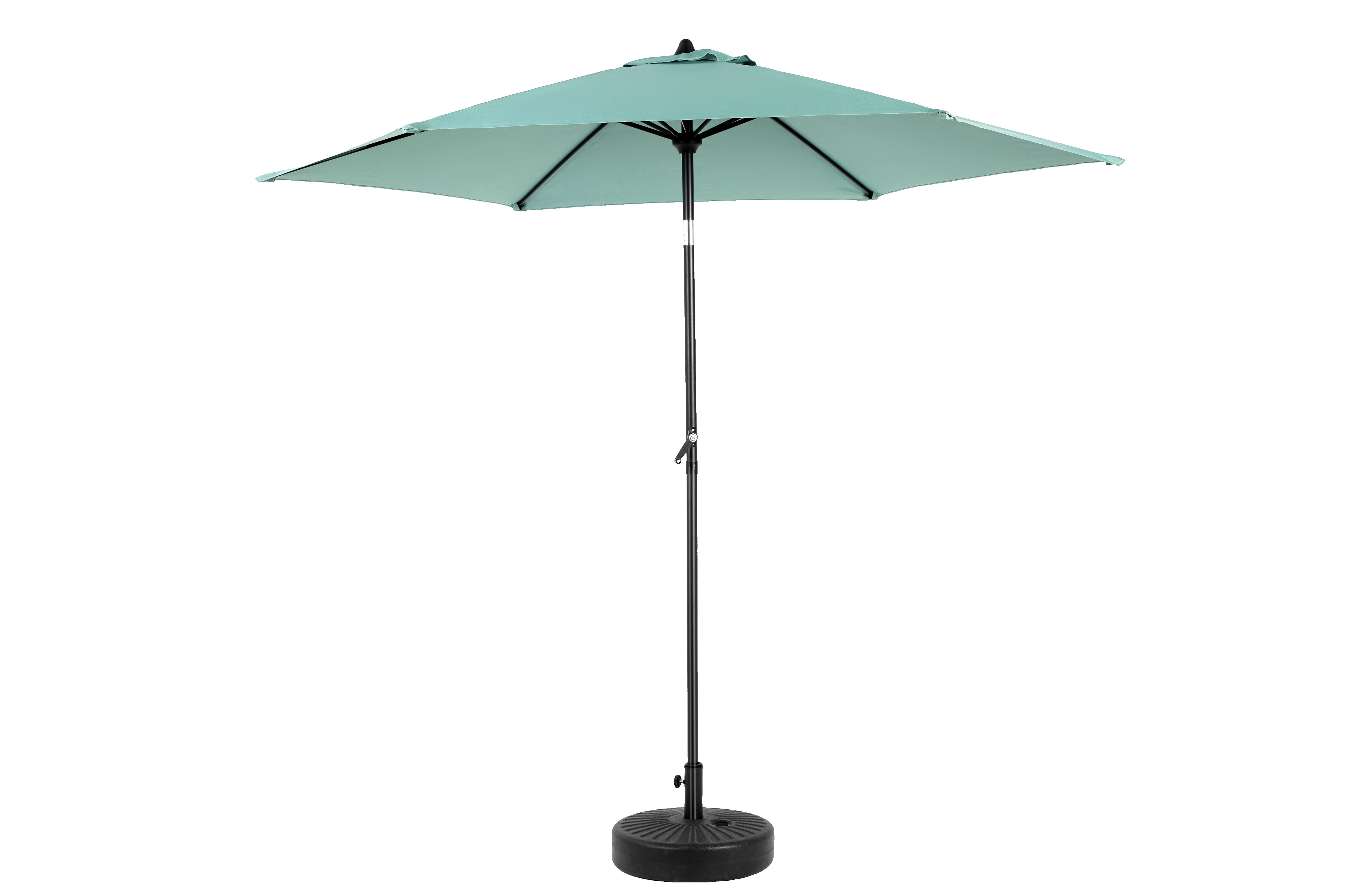 9' Outdoor Patio Umbrella Outdoor Table Umbrella with Push Button Tilt and Crank, Base Not Included