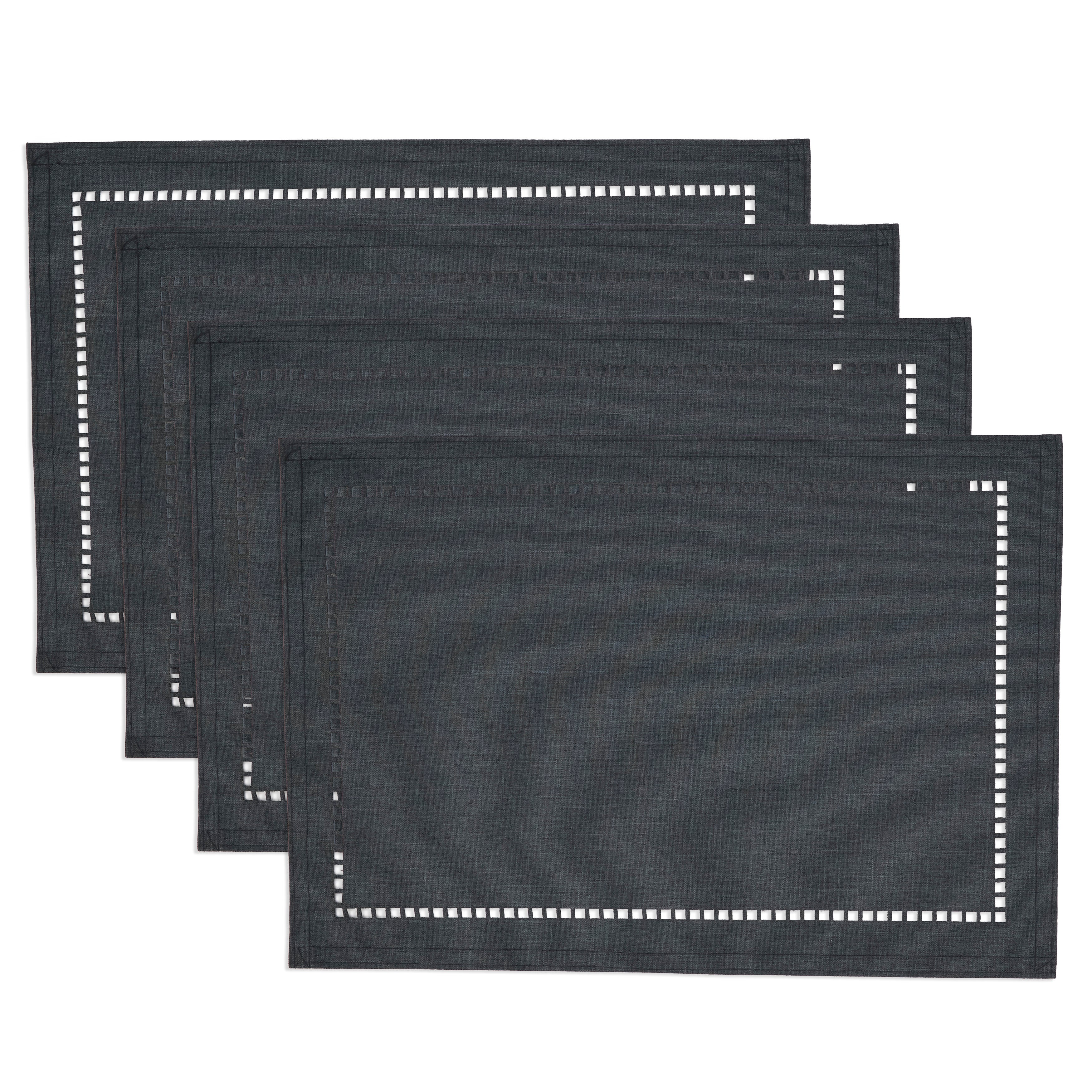 Laser-Cut Hemstitch Placemat, Set of 4