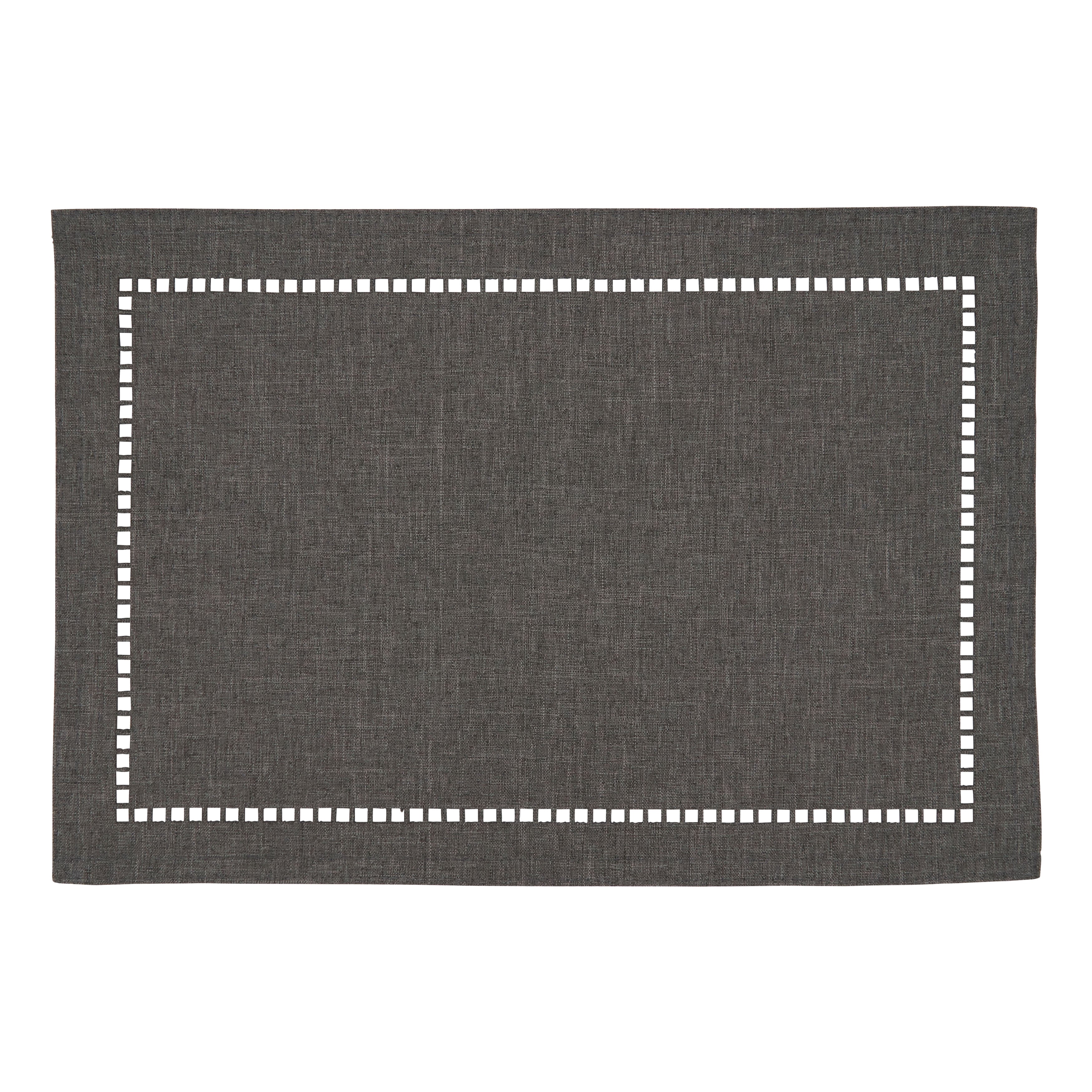 Laser-Cut Hemstitch Placemat, Set of 4