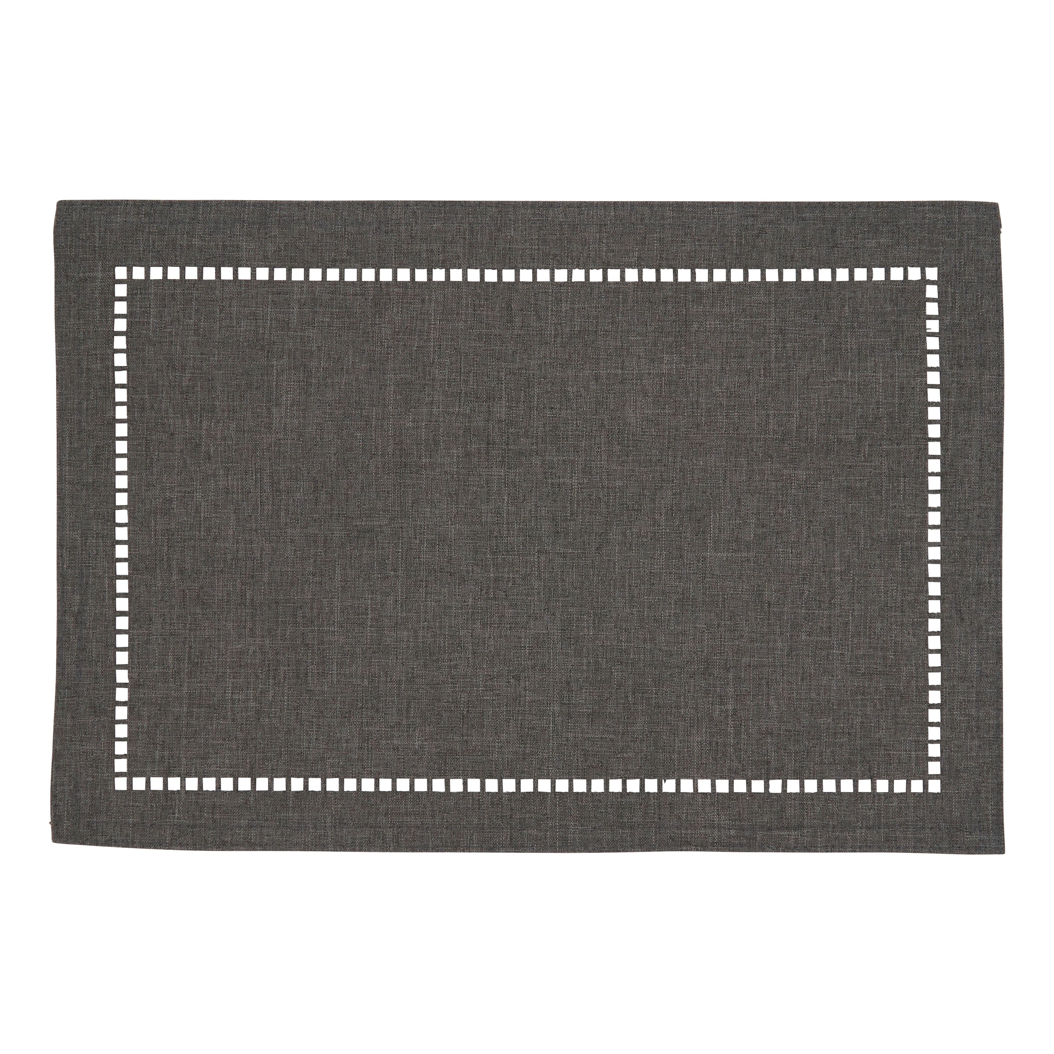 Laser-Cut Hemstitch Placemat, Set of 4