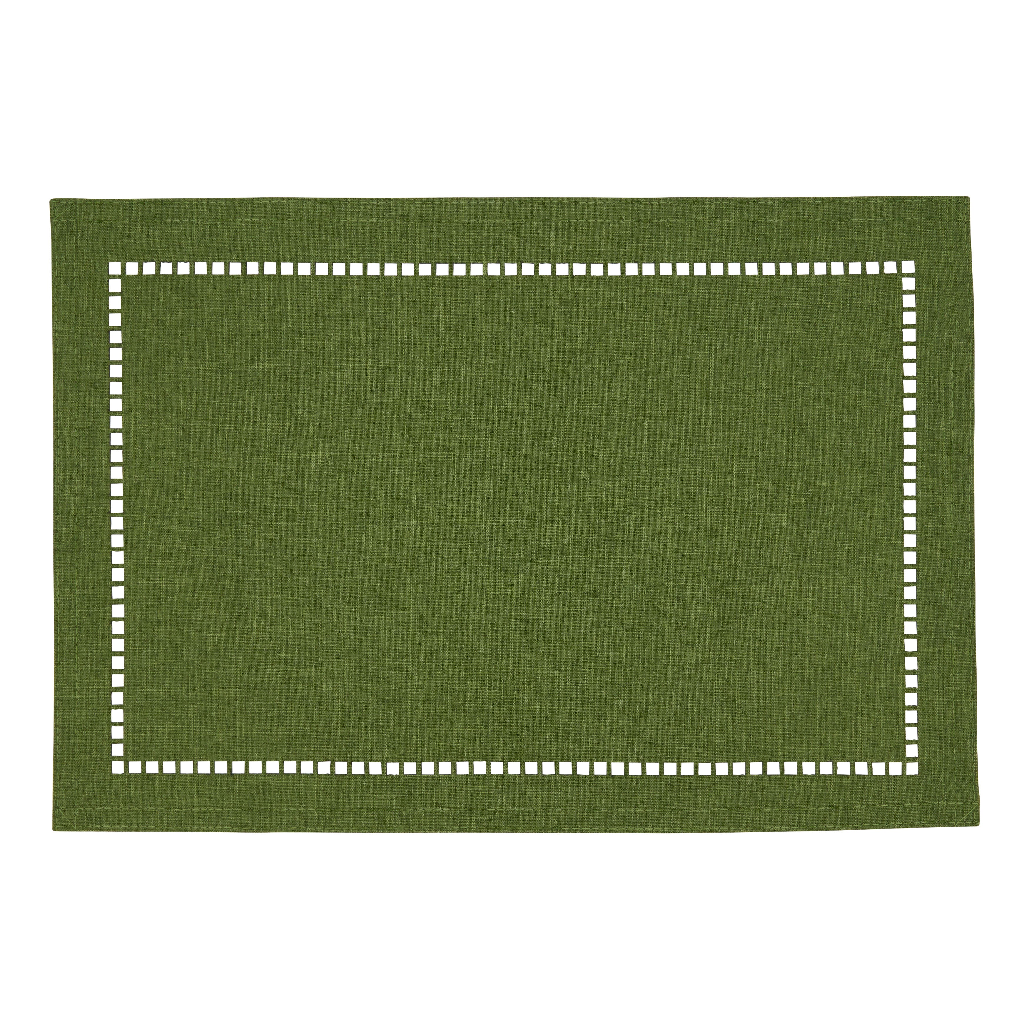Laser-Cut Hemstitch Placemat, Set of 4