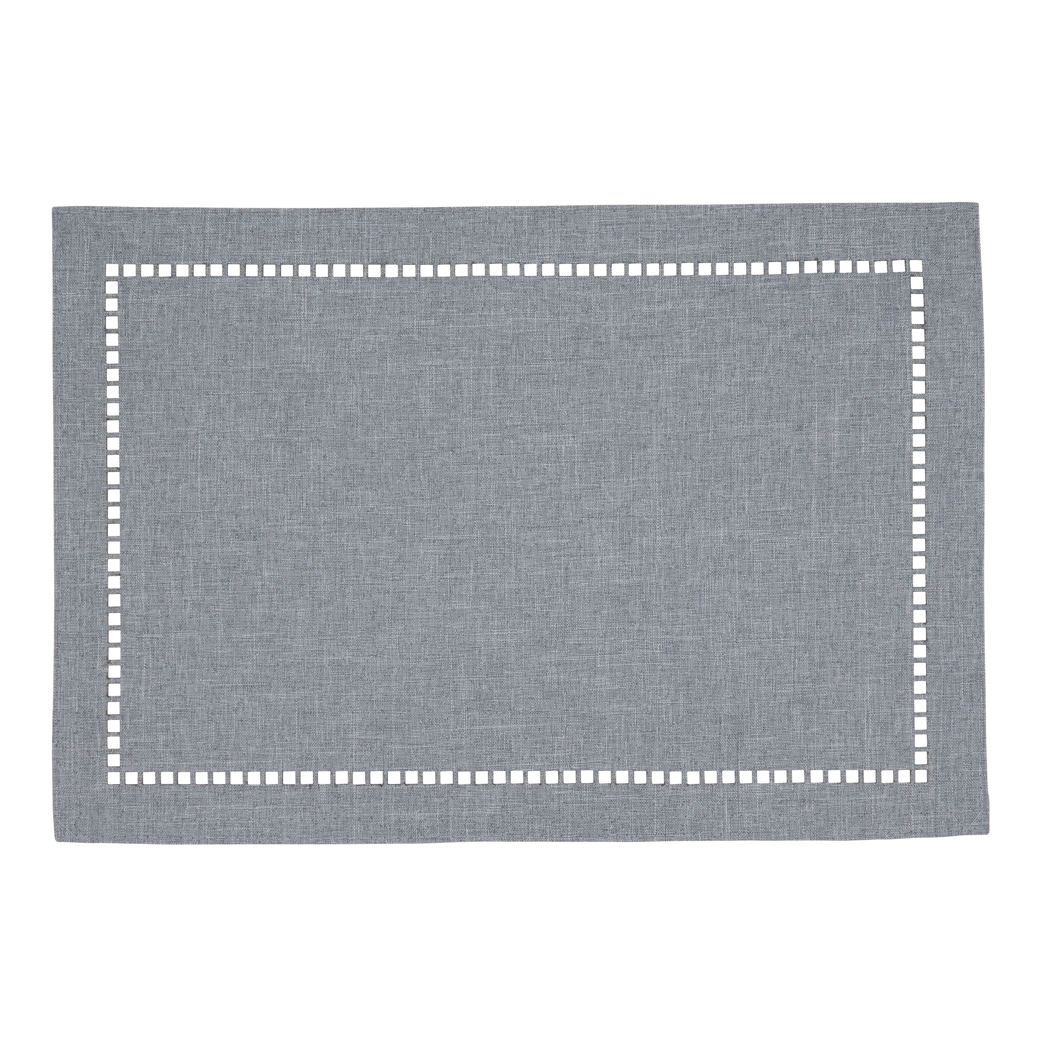 Laser-Cut Hemstitch Placemat, Set of 4