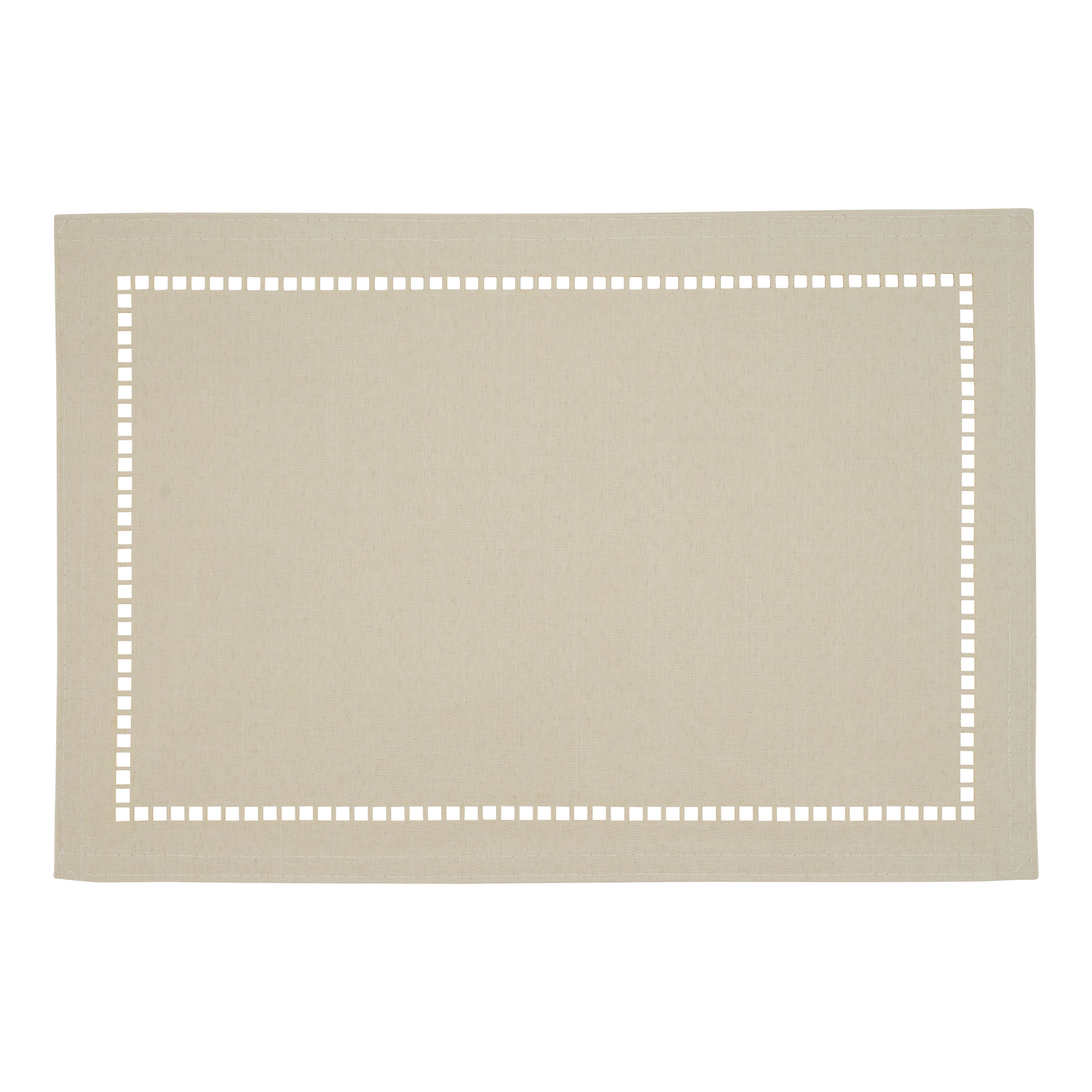Laser-Cut Hemstitch Placemat, Set of 4