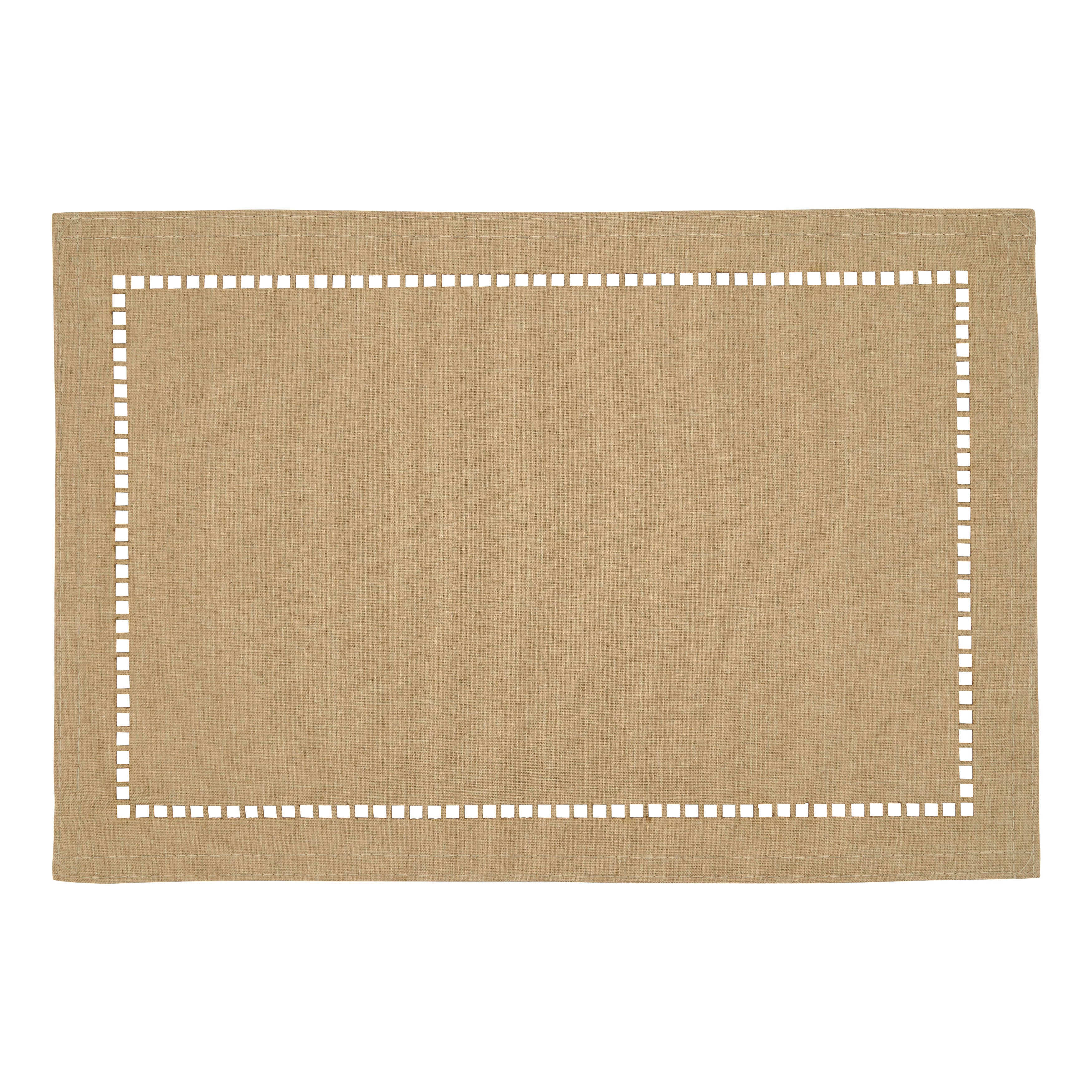 Laser-Cut Hemstitch Placemat, Set of 4