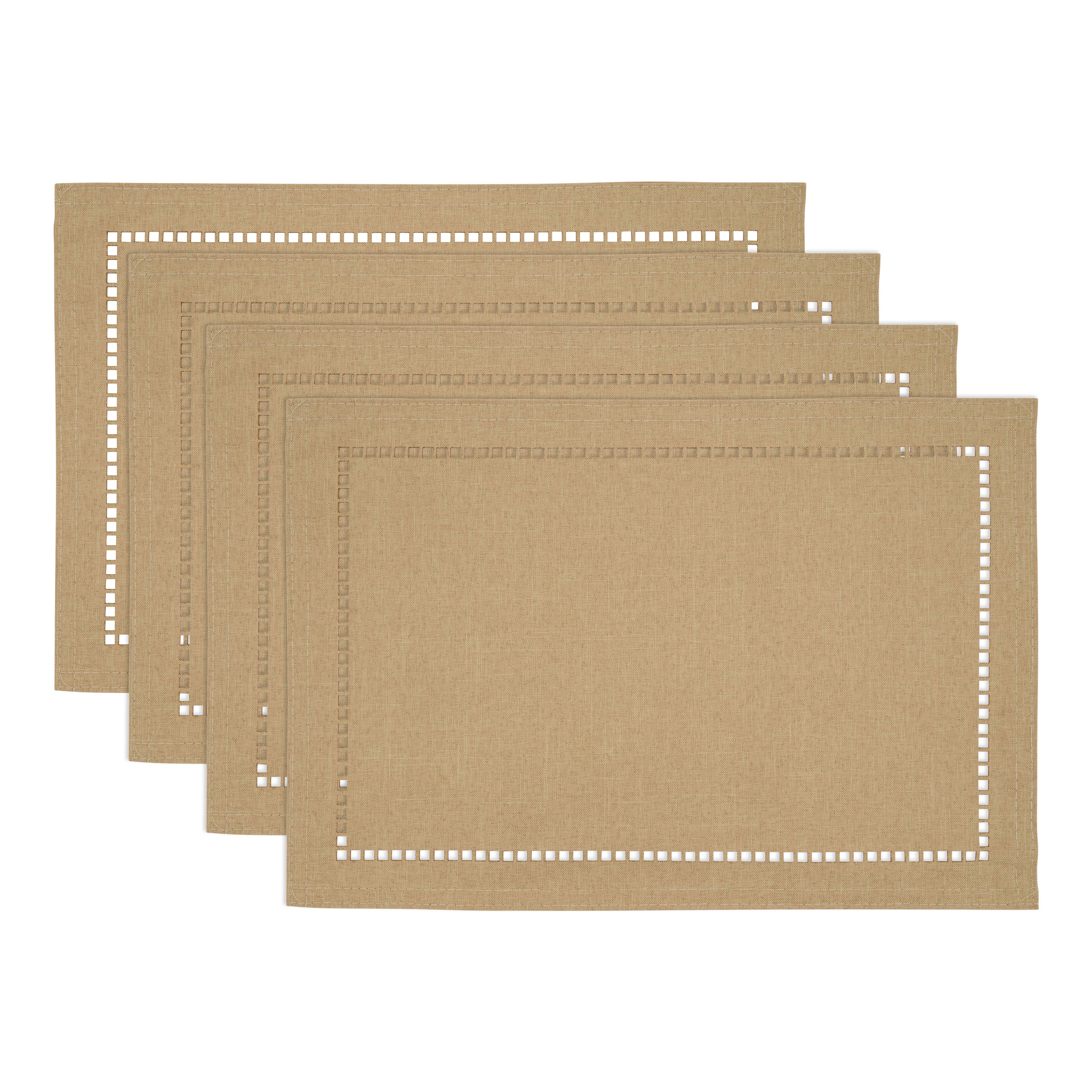 Laser-Cut Hemstitch Placemat, Set of 4